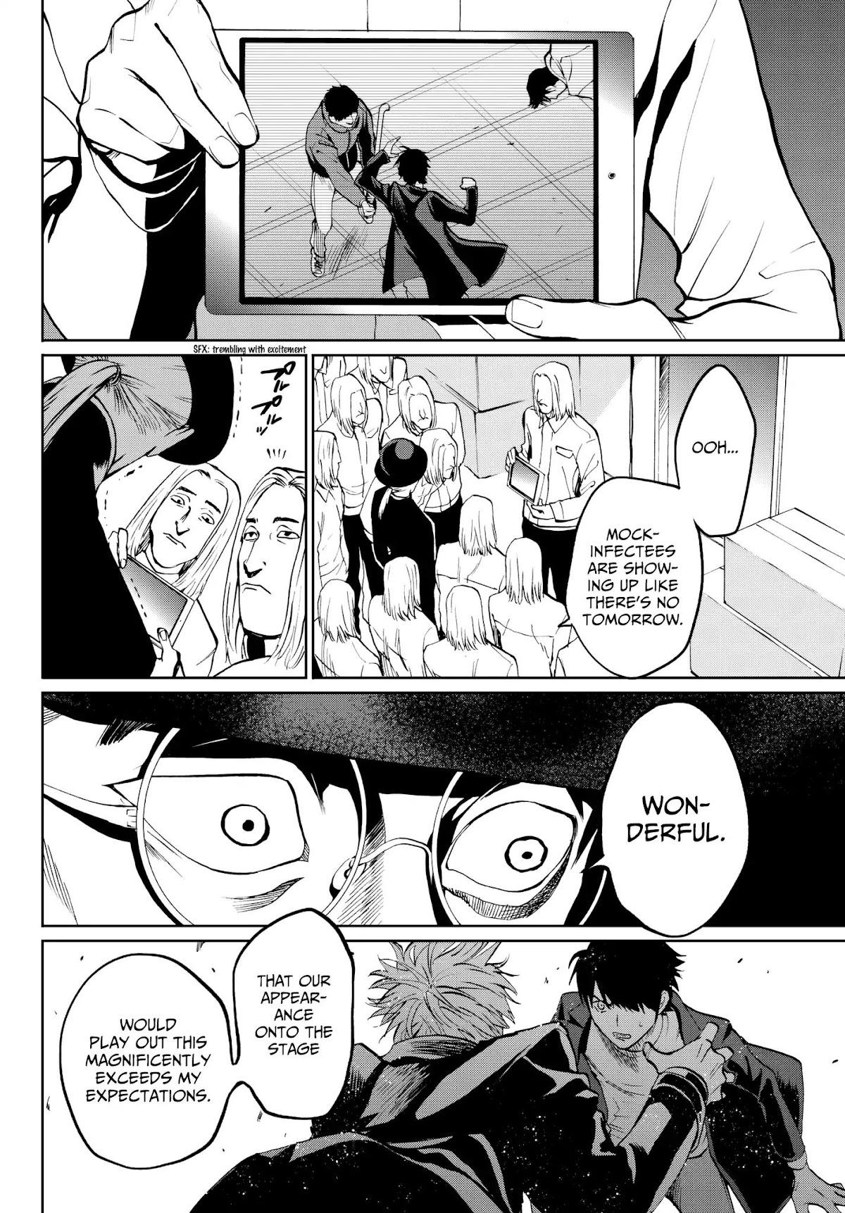 Konya wa Tsuki ga Kirei Desu ga, Toriaezu Shi ne Chapter 27 page 43 - Chapter 27