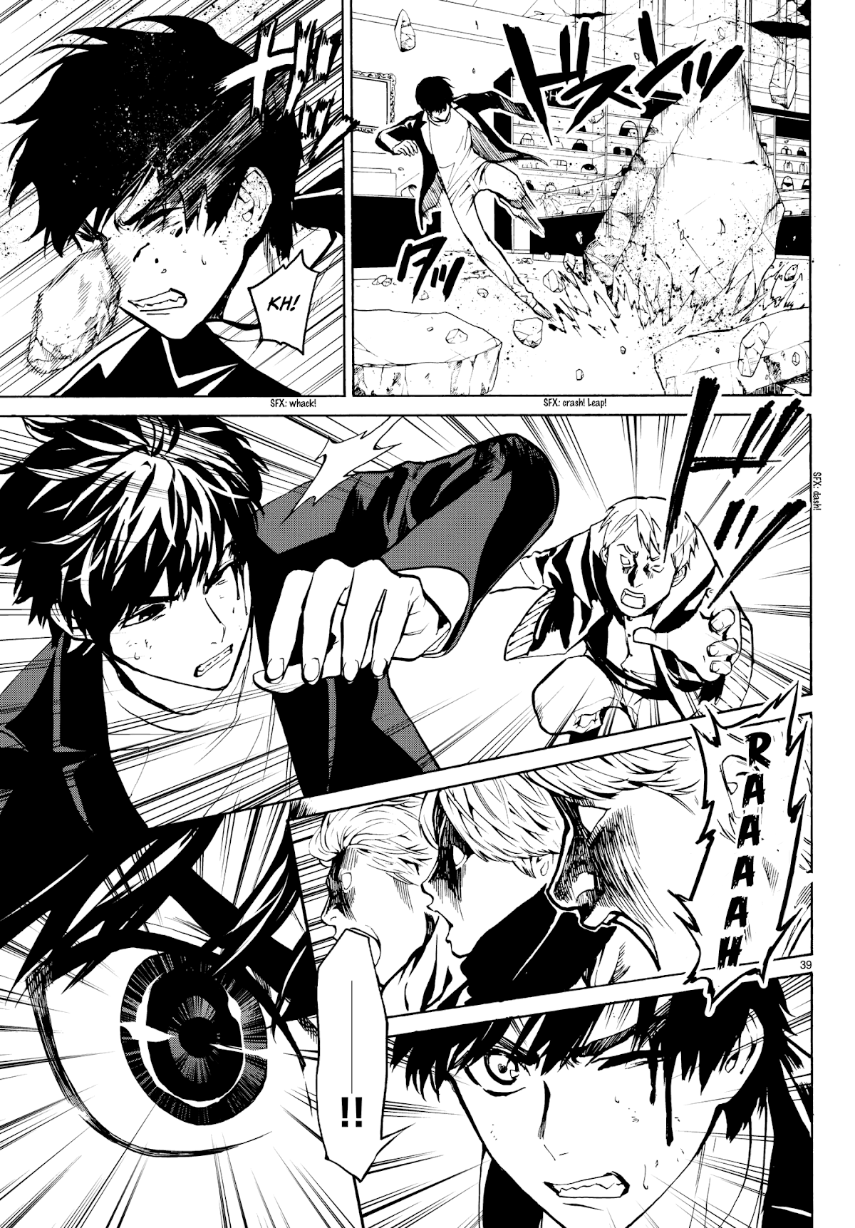 Konya wa Tsuki ga Kirei Desu ga, Toriaezu Shi ne Chapter 28 page 38 - Chapter 28: Hero