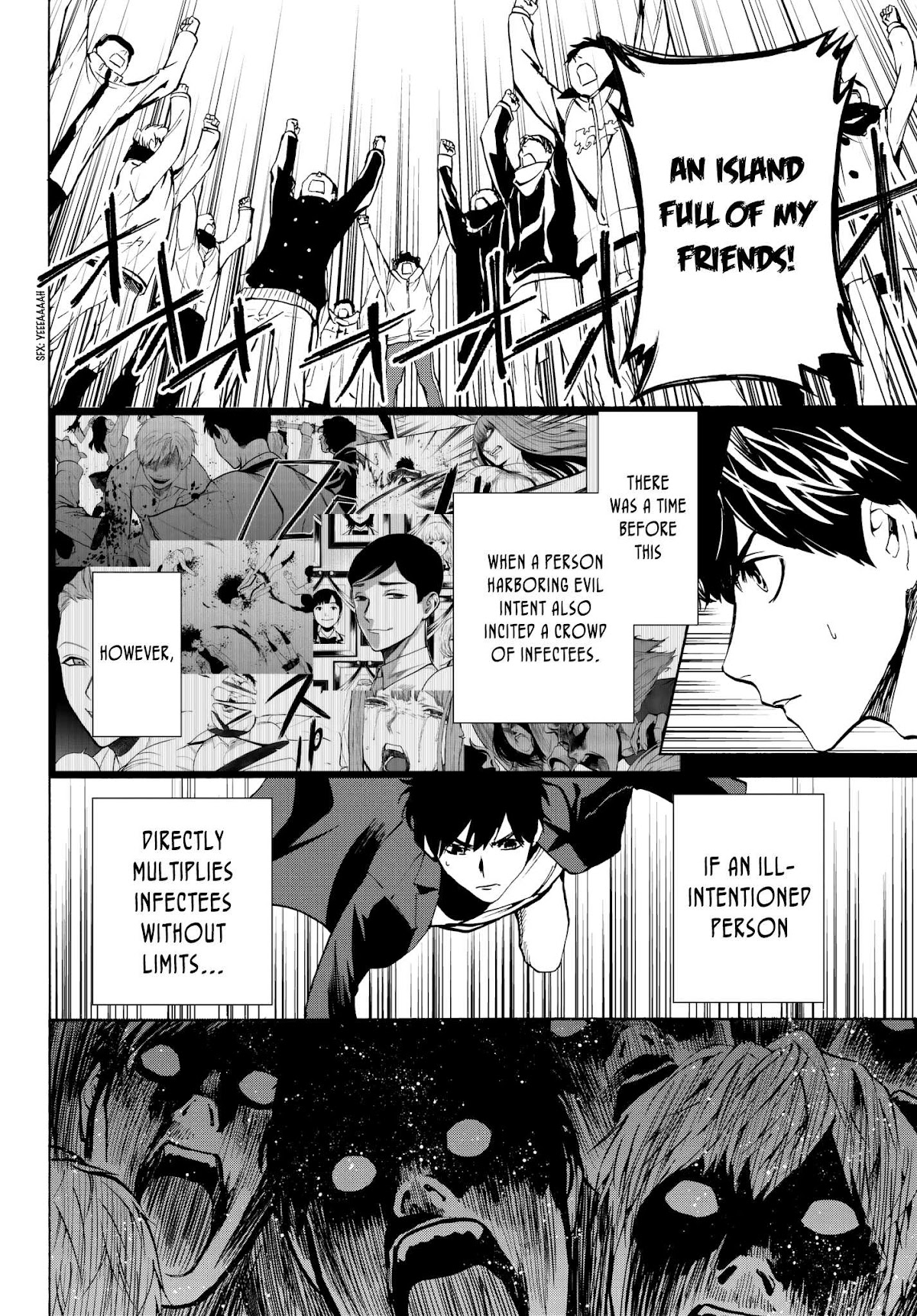 Konya wa Tsuki ga Kirei Desu ga, Toriaezu Shi ne Chapter 28 page 5 - Chapter 28: Hero