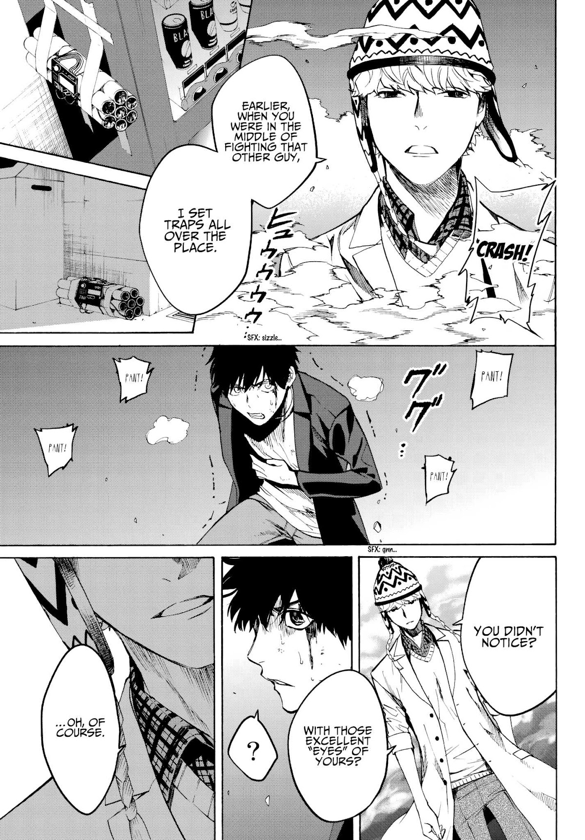 Konya wa Tsuki ga Kirei Desu ga, Toriaezu Shi ne Chapter 29 page 13 - Chapter 29: Cyborg