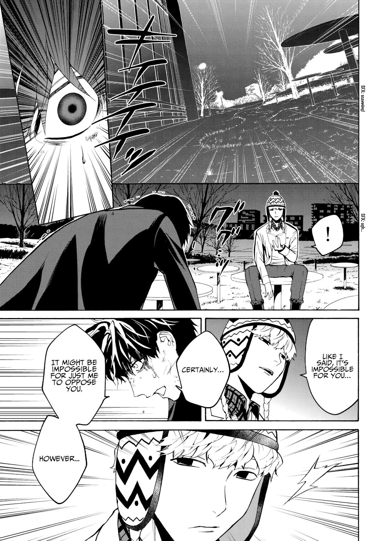 Konya wa Tsuki ga Kirei Desu ga, Toriaezu Shi ne Chapter 29 page 35 - Chapter 29: Cyborg