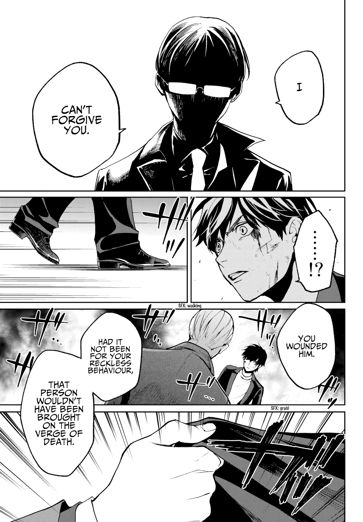 Konya wa Tsuki ga Kirei Desu ga, Toriaezu Shi ne Chapter 29 page 45 - Chapter 29: Cyborg