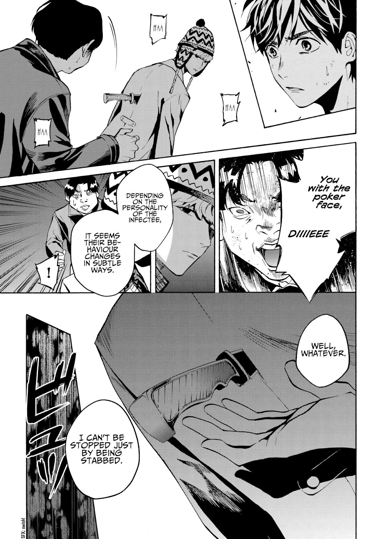 Konya wa Tsuki ga Kirei Desu ga, Toriaezu Shi ne Chapter 29 page 5 - Chapter 29: Cyborg