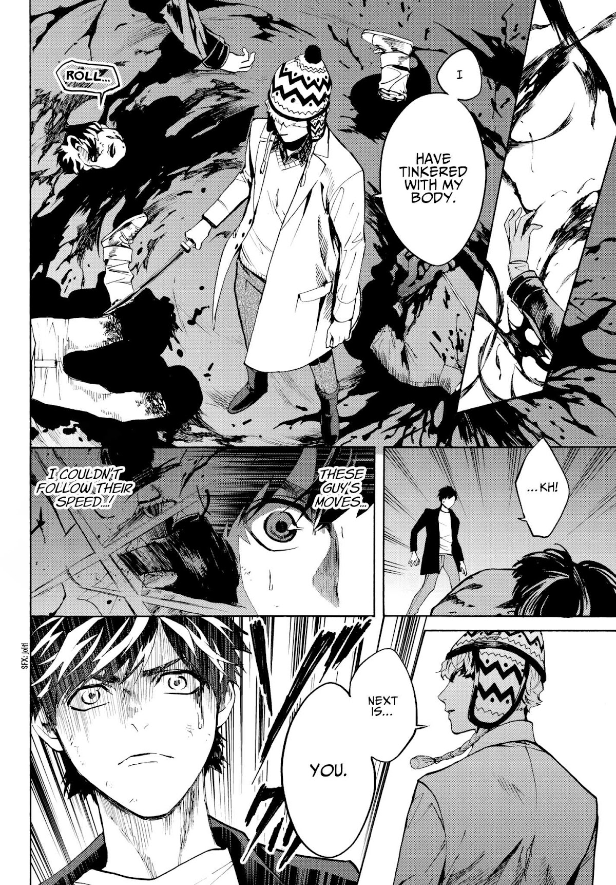 Konya wa Tsuki ga Kirei Desu ga, Toriaezu Shi ne Chapter 29 page 6 - Chapter 29: Cyborg