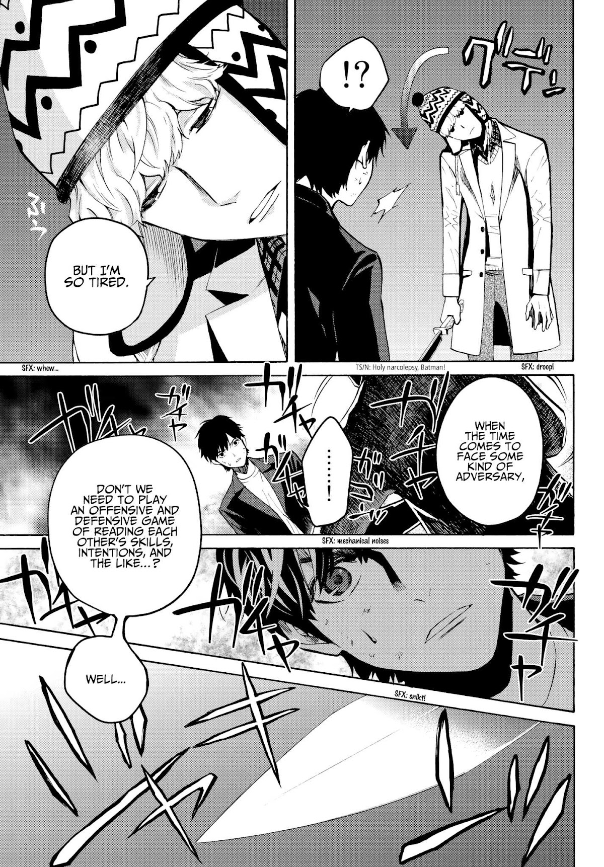 Konya wa Tsuki ga Kirei Desu ga, Toriaezu Shi ne Chapter 29 page 7 - Chapter 29: Cyborg