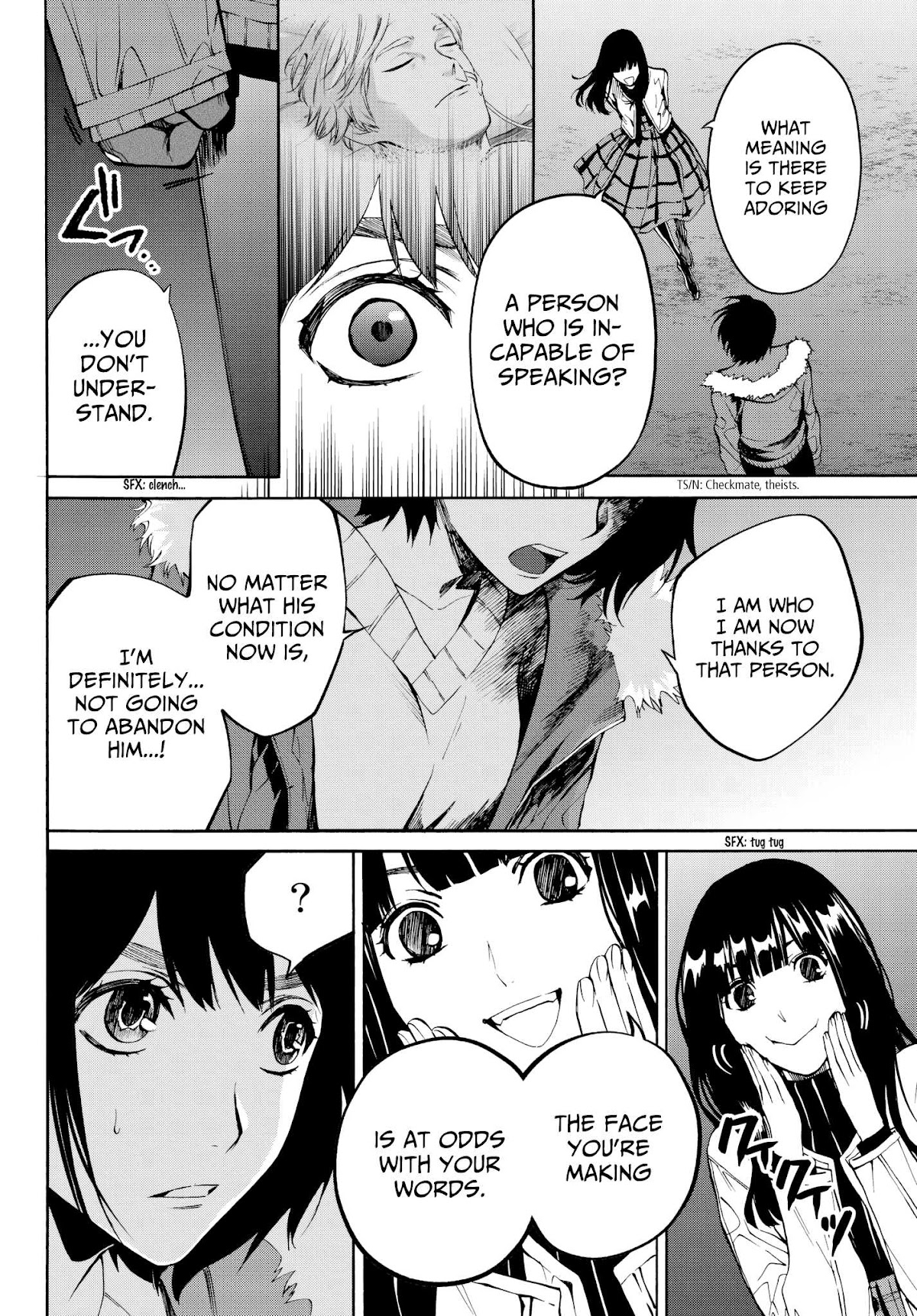 Konya wa Tsuki ga Kirei Desu ga, Toriaezu Shi ne Chapter 31 page 42 - Chapter 31: Beautiful or ugly