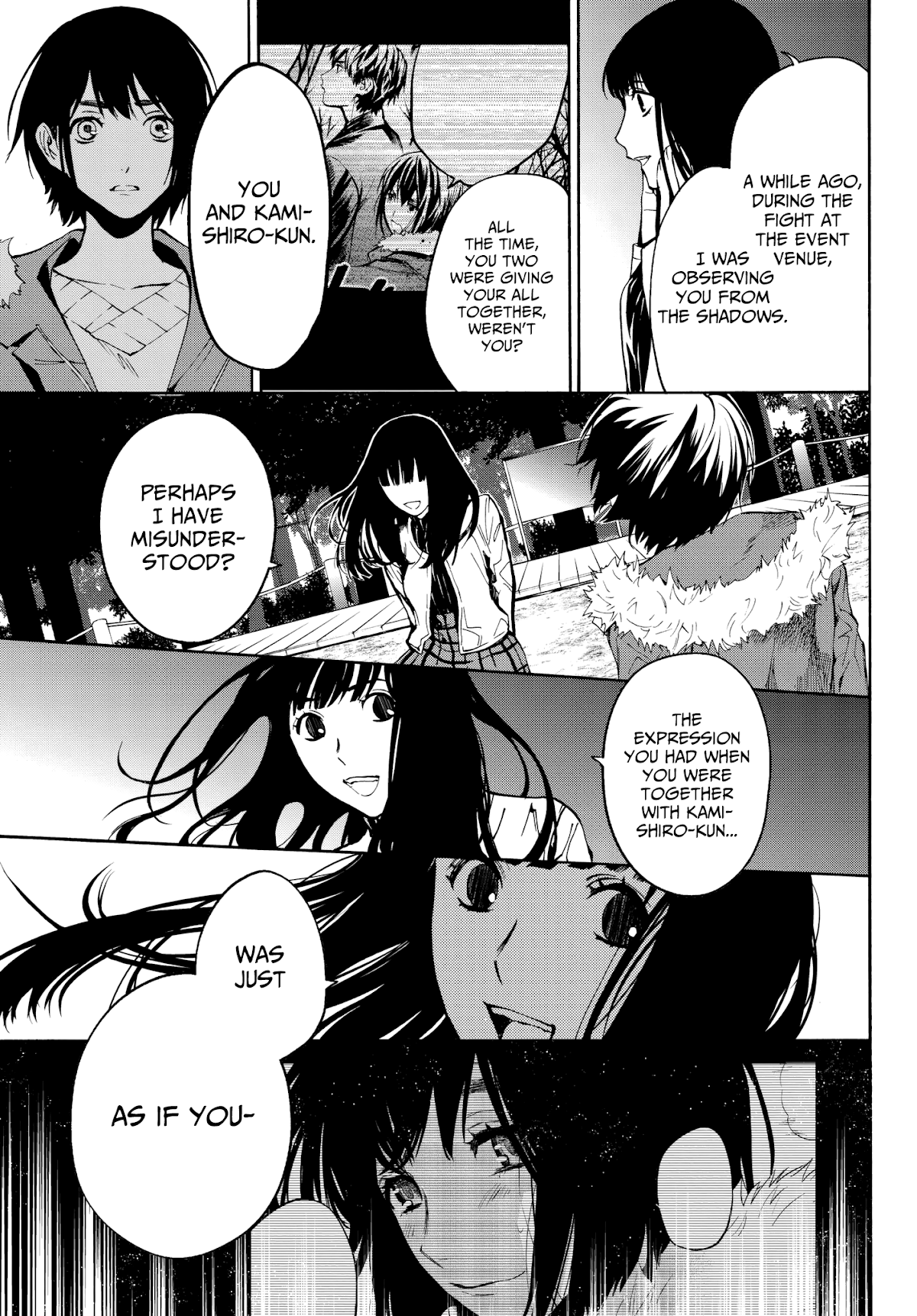 Konya wa Tsuki ga Kirei Desu ga, Toriaezu Shi ne Chapter 31 page 43 - Chapter 31: Beautiful or ugly