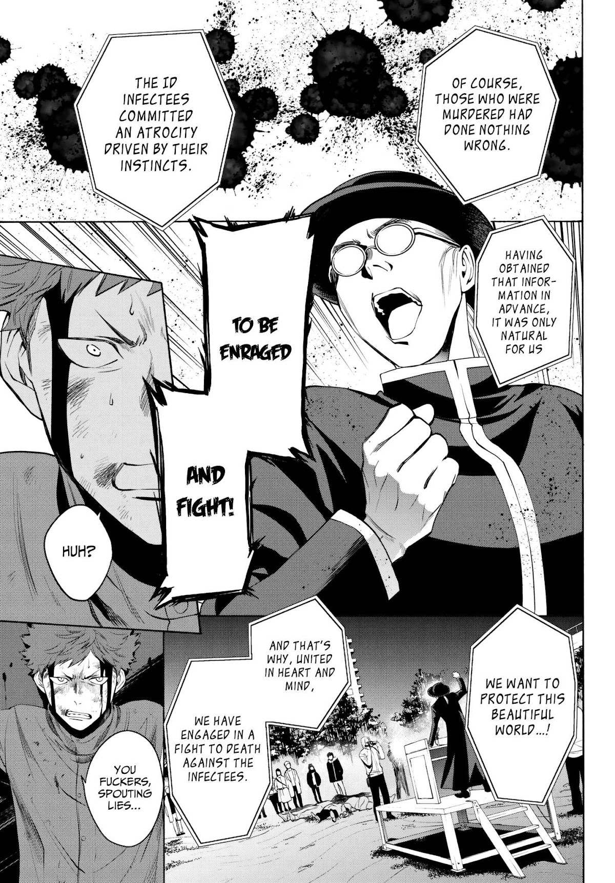 Konya wa Tsuki ga Kirei Desu ga, Toriaezu Shi ne Chapter 32 page 11 - Chapter 32: Emancipation