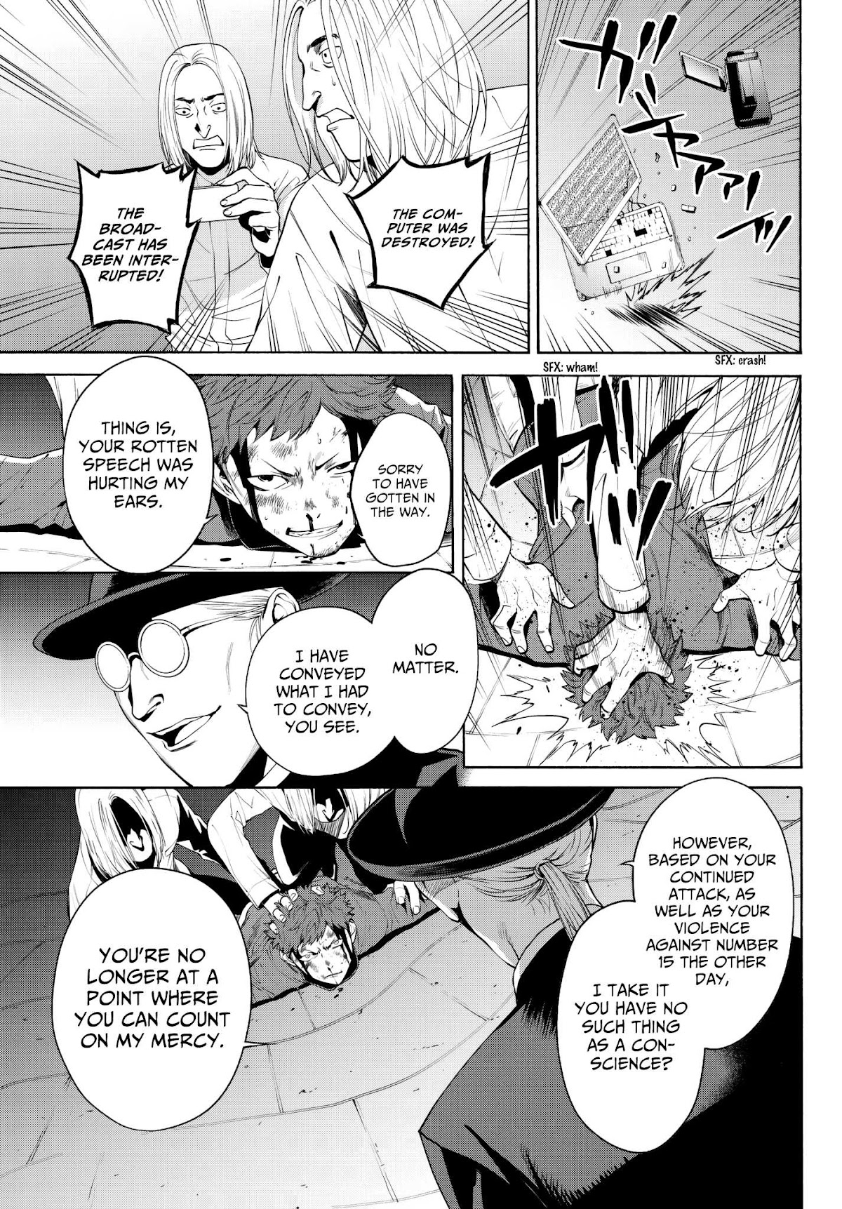 Konya wa Tsuki ga Kirei Desu ga, Toriaezu Shi ne Chapter 32 page 15 - Chapter 32: Emancipation