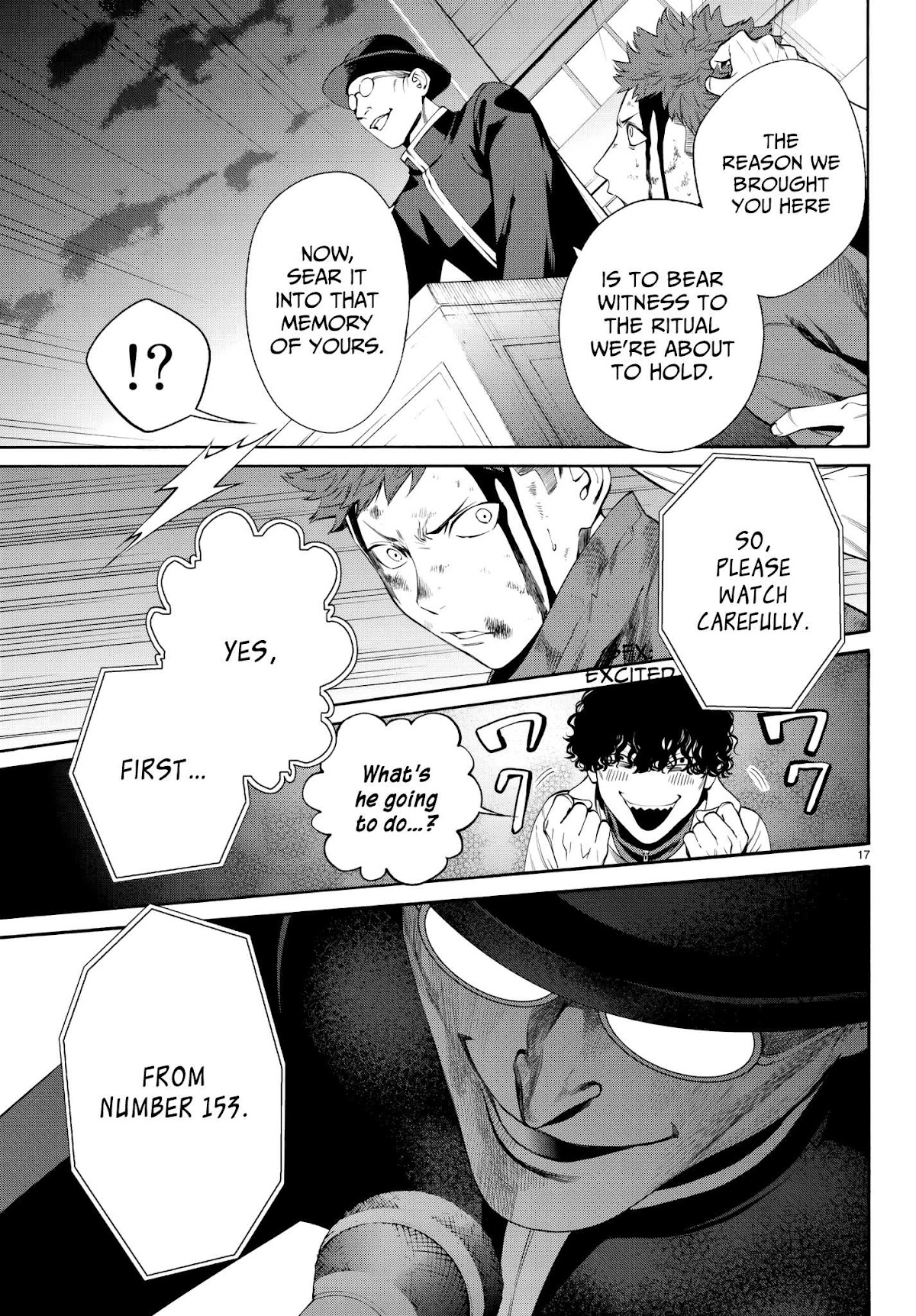 Konya wa Tsuki ga Kirei Desu ga, Toriaezu Shi ne Chapter 32 page 17 - Chapter 32: Emancipation