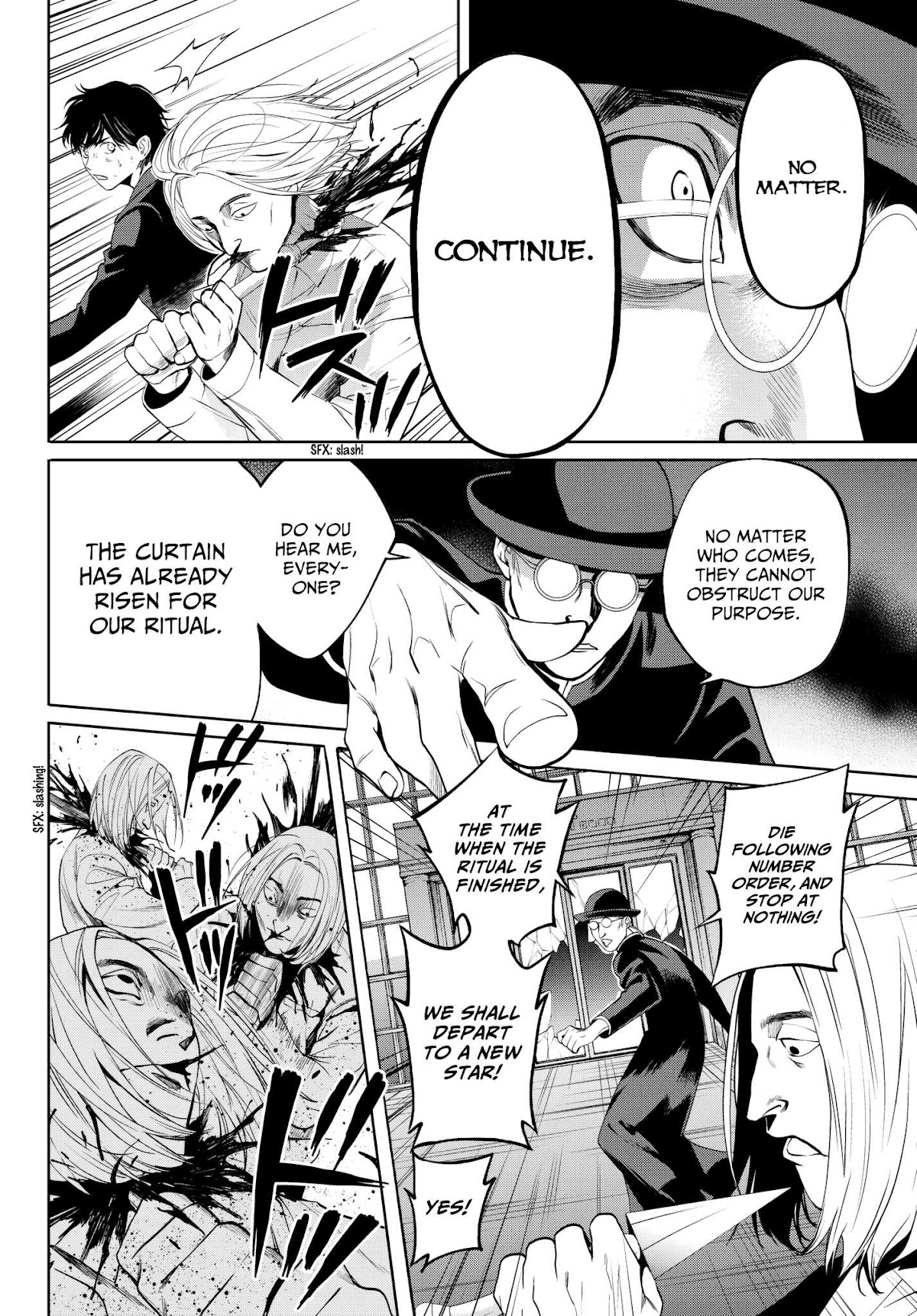 Konya wa Tsuki ga Kirei Desu ga, Toriaezu Shi ne Chapter 32 page 25 - Chapter 32: Emancipation