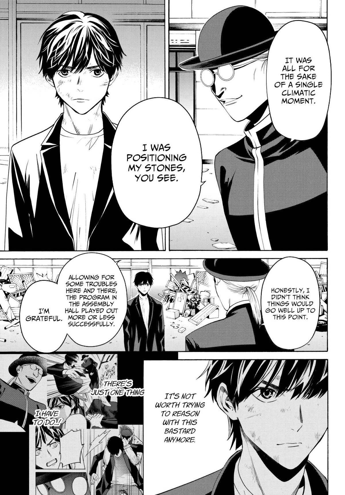 Konya wa Tsuki ga Kirei Desu ga, Toriaezu Shi ne Chapter 32 page 30 - Chapter 32: Emancipation