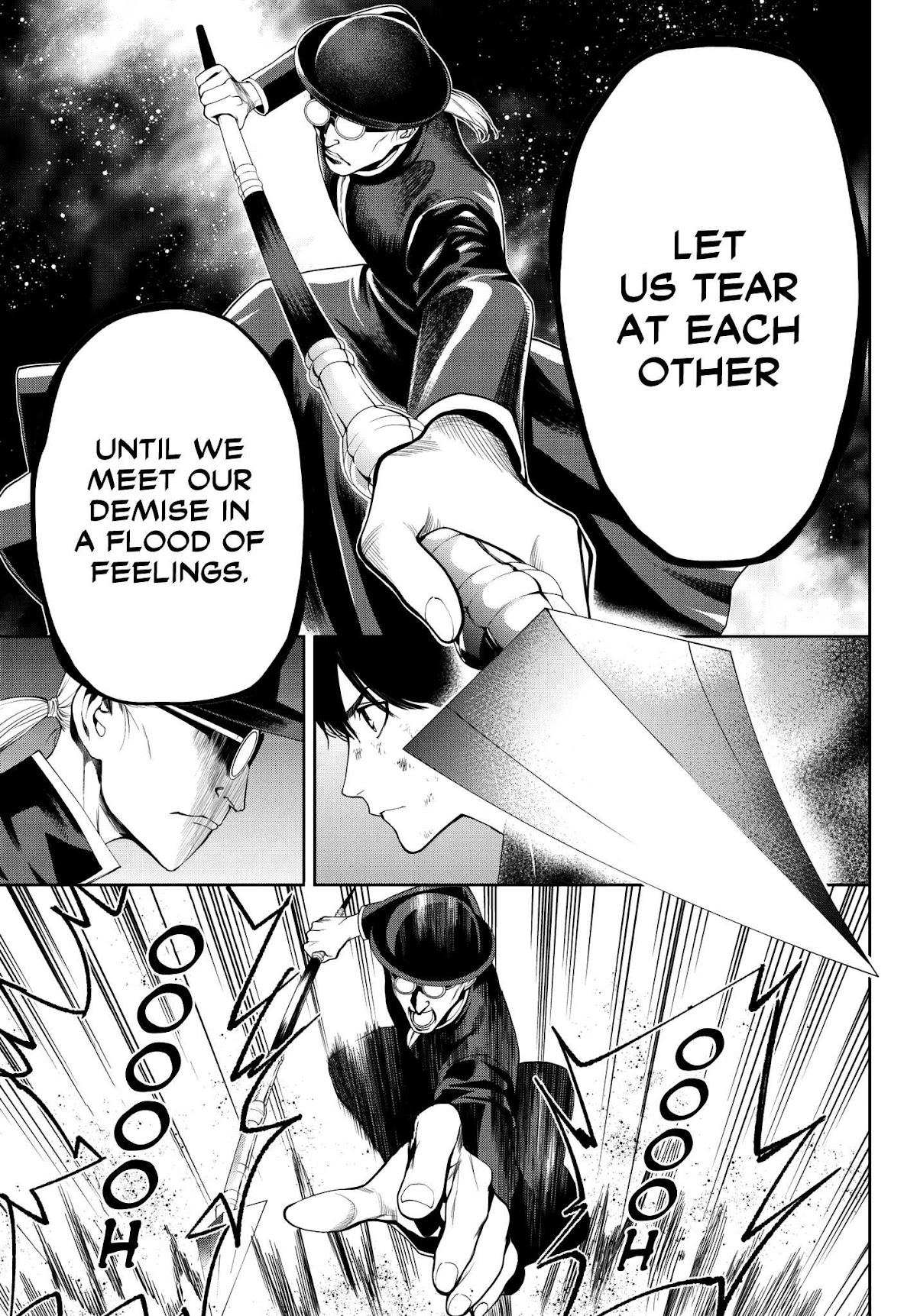 Konya wa Tsuki ga Kirei Desu ga, Toriaezu Shi ne Chapter 32 page 32 - Chapter 32: Emancipation