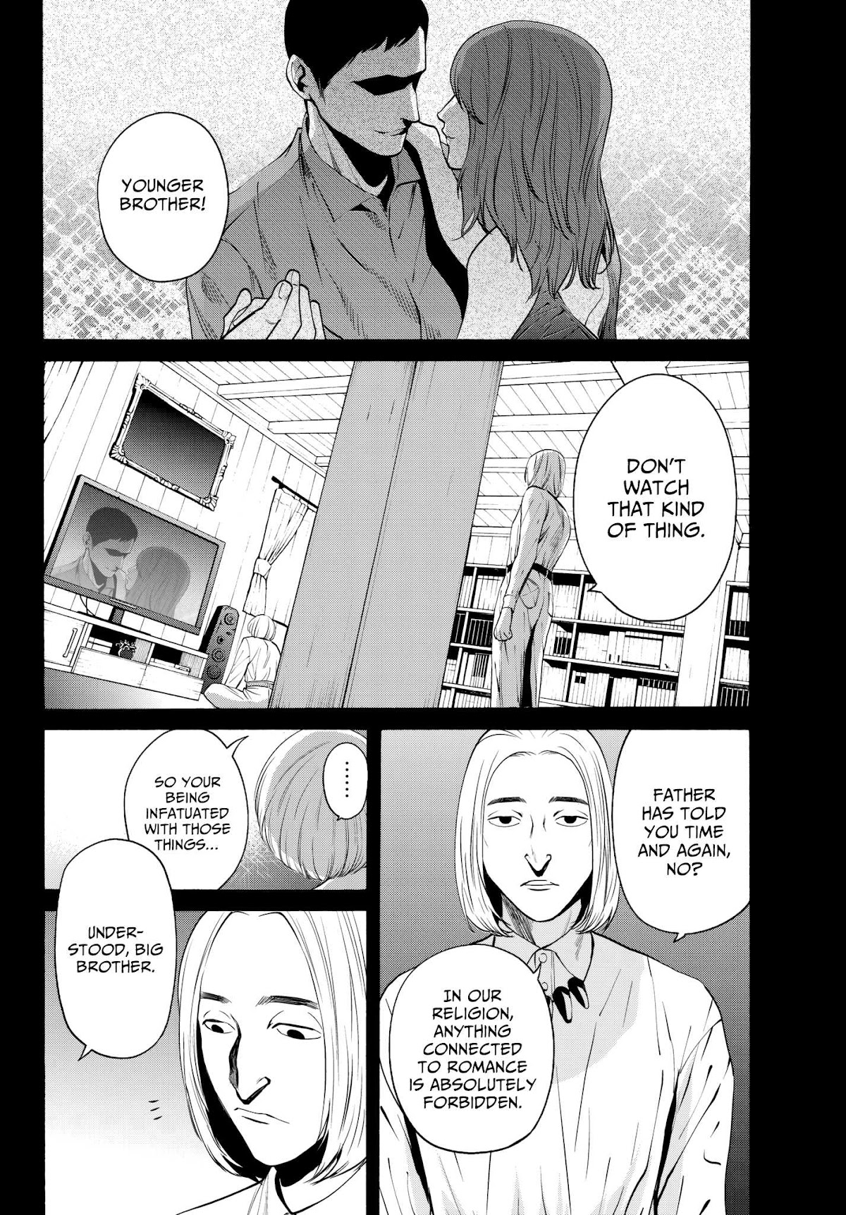 Konya wa Tsuki ga Kirei Desu ga, Toriaezu Shi ne Chapter 32 page 35 - Chapter 32: Emancipation