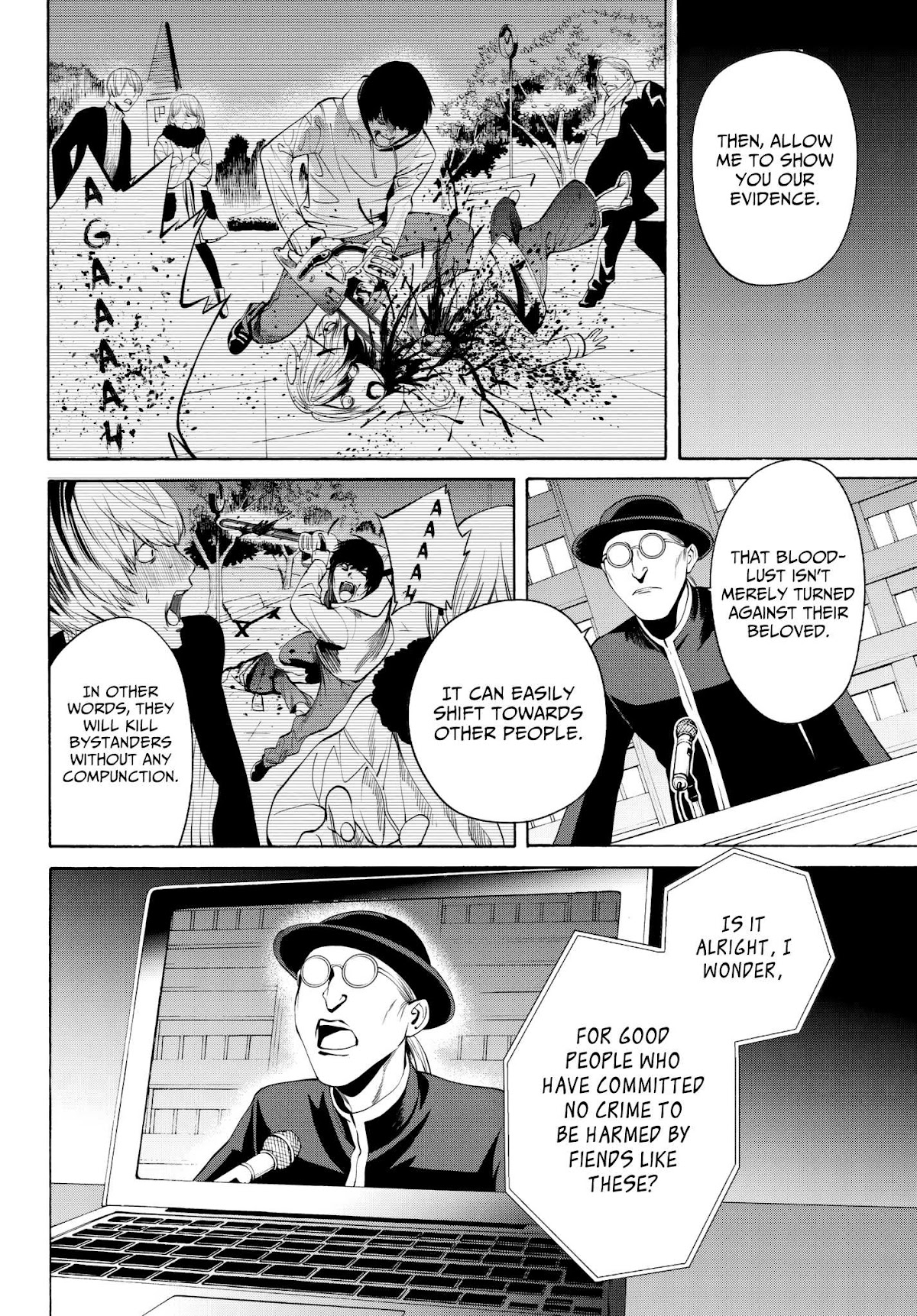 Konya wa Tsuki ga Kirei Desu ga, Toriaezu Shi ne Chapter 32 page 8 - Chapter 32: Emancipation