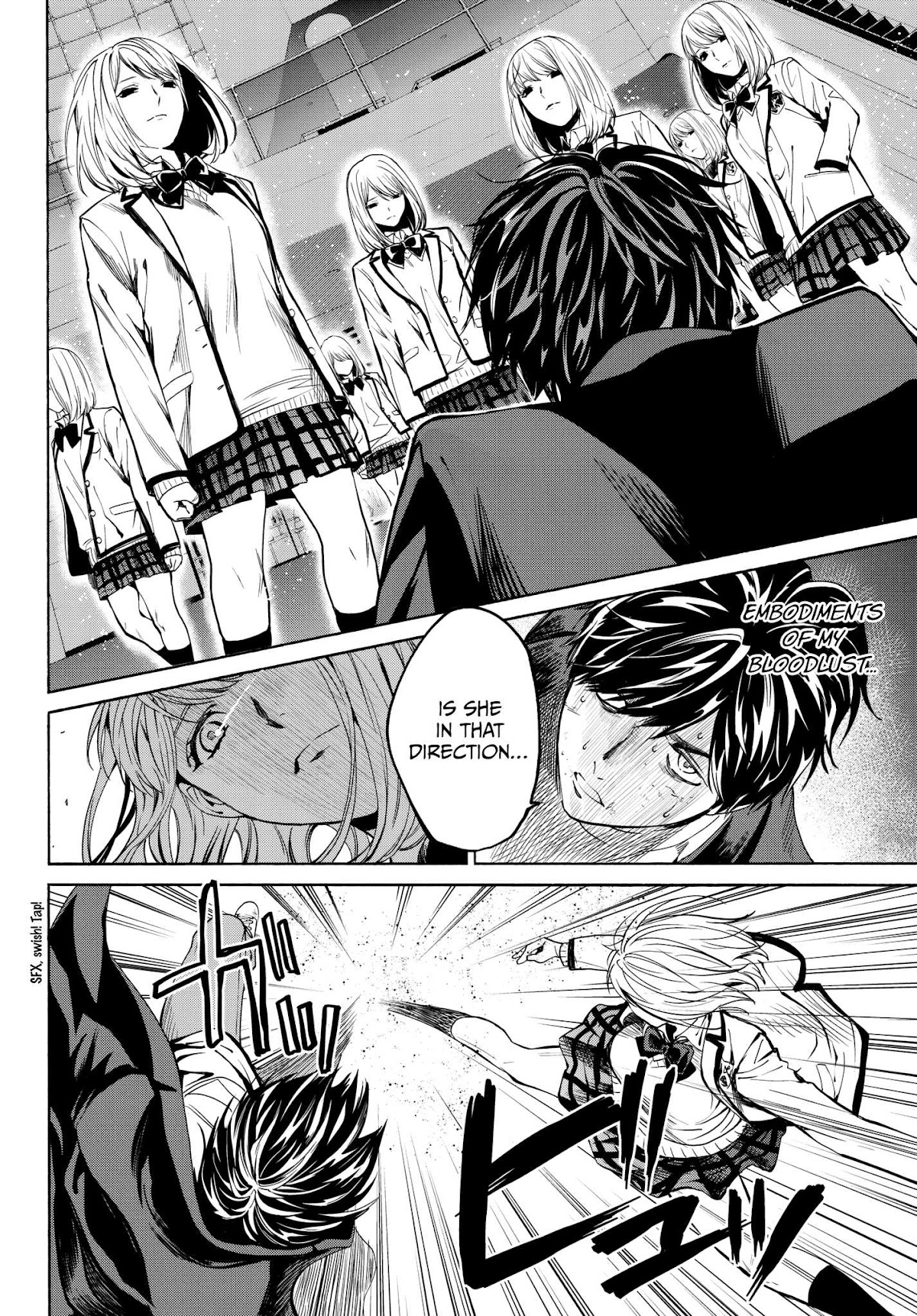 Konya wa Tsuki ga Kirei Desu ga, Toriaezu Shi ne Chapter 33 page 7 - Chapter 33: Queen