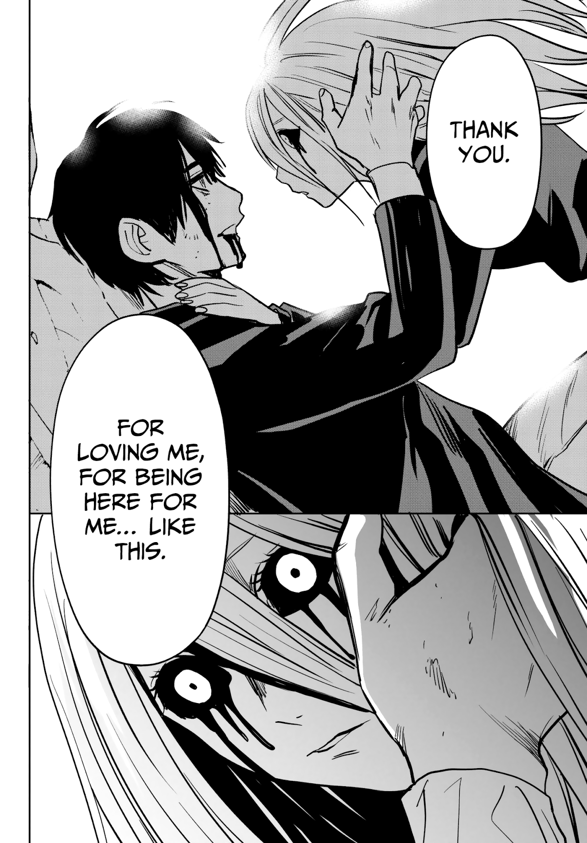 Konya wa Tsuki ga Kirei Desu ga, Toriaezu Shi ne Chapter 34 page 39 - Chapter 34: Love