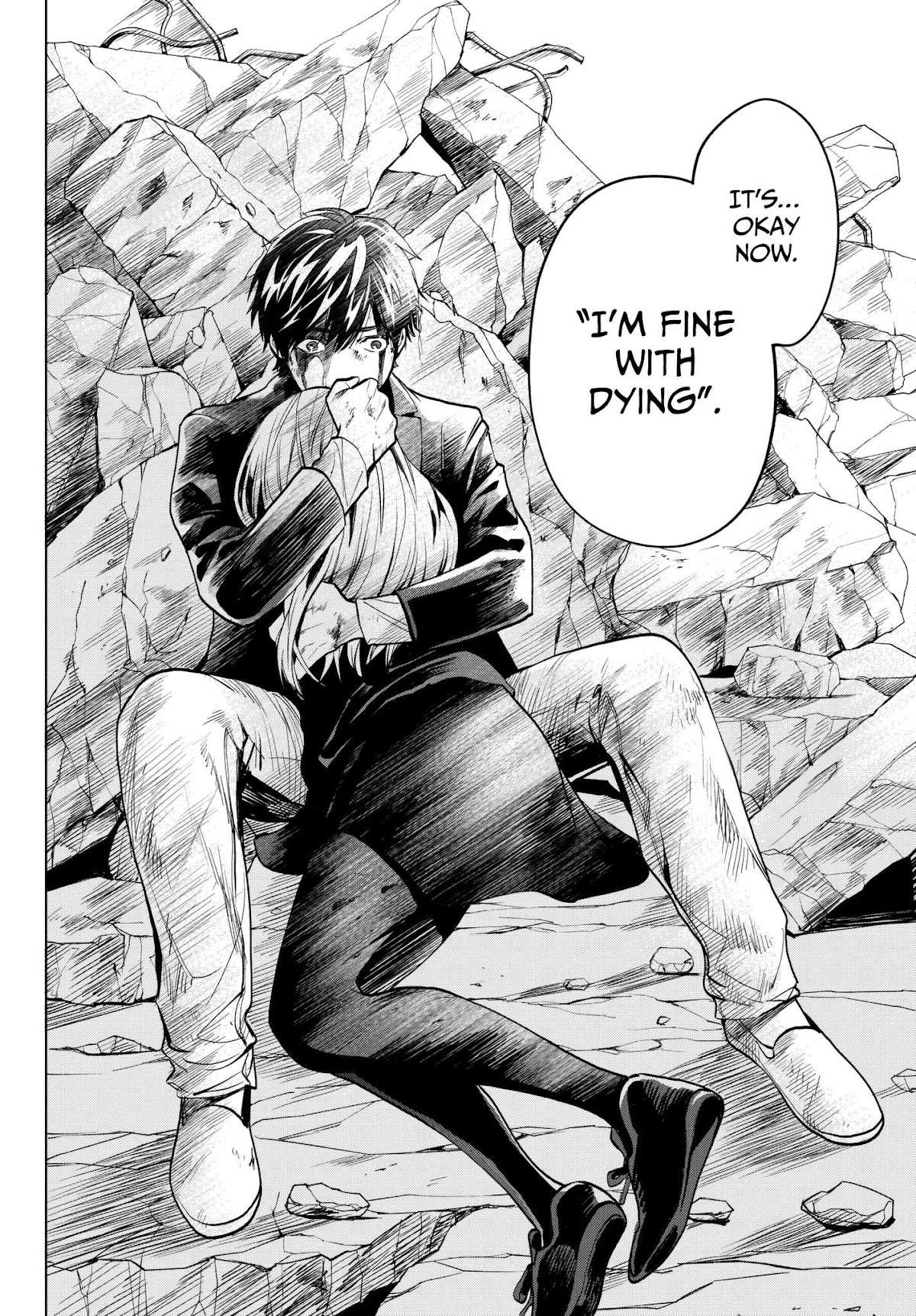 Konya wa Tsuki ga Kirei Desu ga, Toriaezu Shi ne Chapter 34 page 41 - Chapter 34: Love