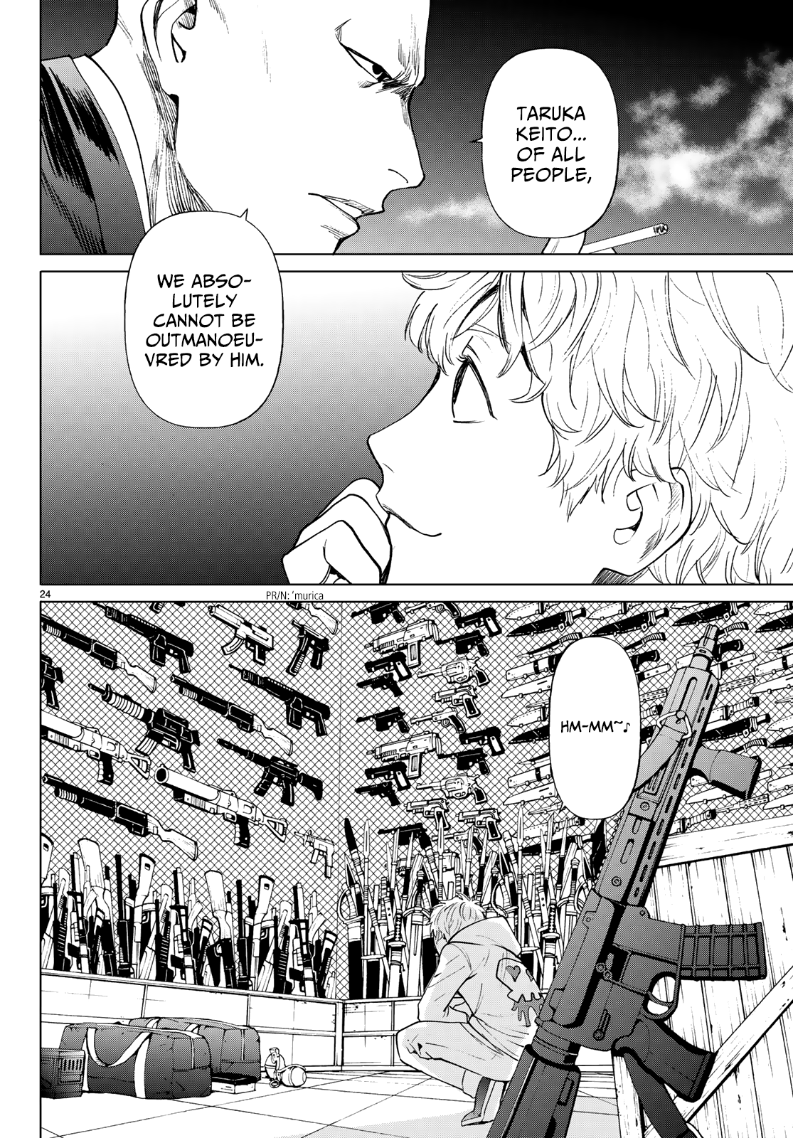 Konya wa Tsuki ga Kirei Desu ga, Toriaezu Shi ne Chapter 36 page 25 - Chapter 36: Oath