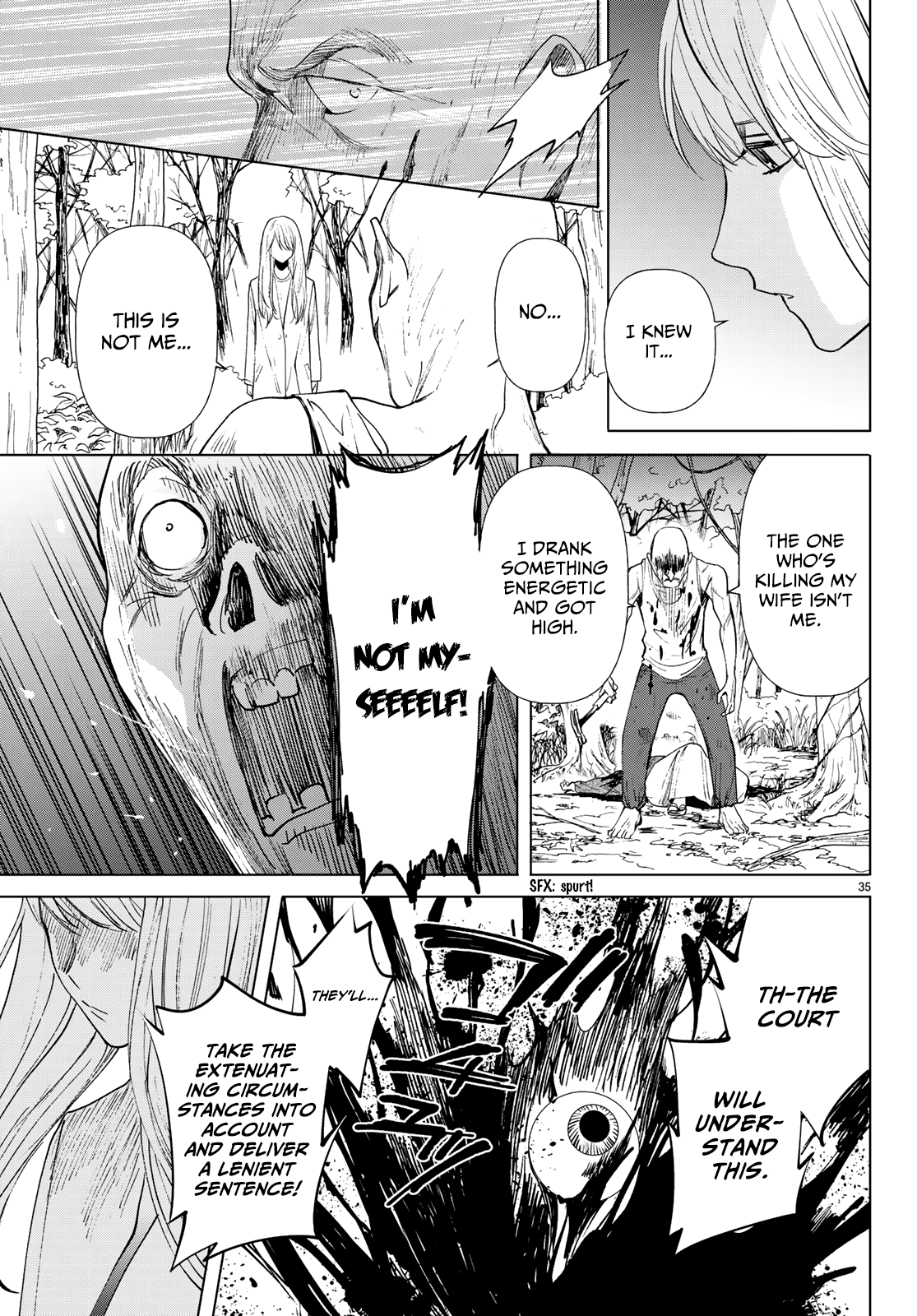 Konya wa Tsuki ga Kirei Desu ga, Toriaezu Shi ne Chapter 36 page 35 - Chapter 36: Oath