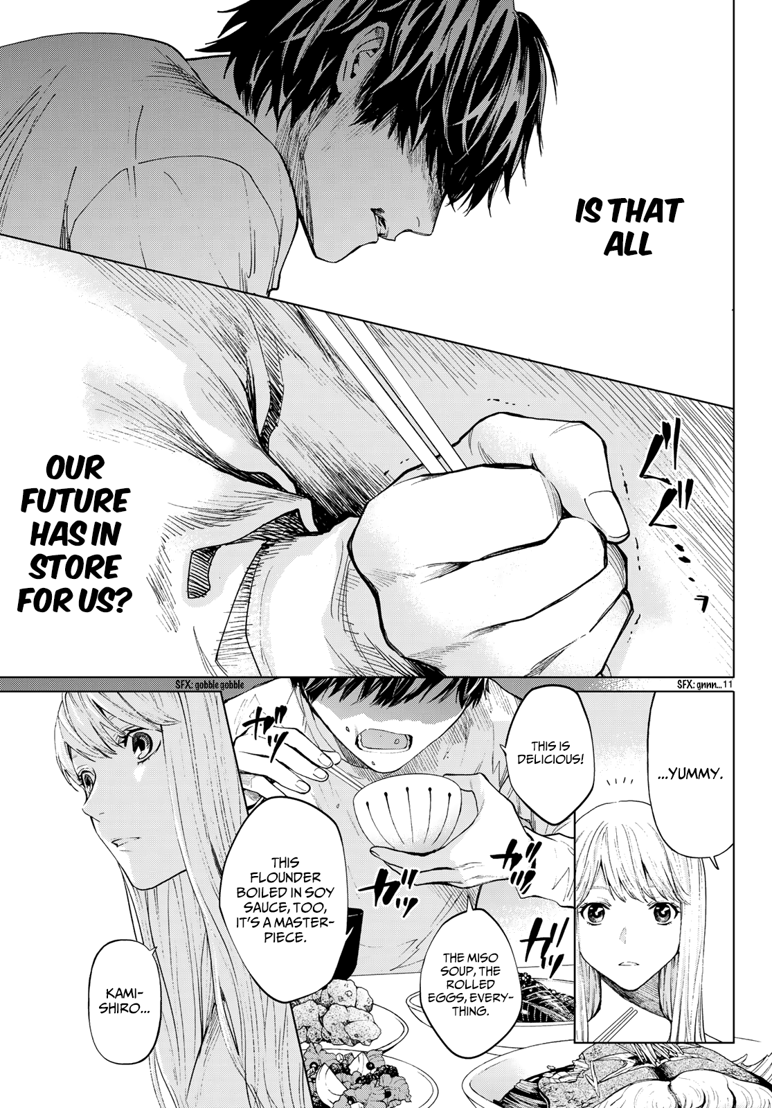 Konya wa Tsuki ga Kirei Desu ga, Toriaezu Shi ne Chapter 37 page 11 - Chapter 37: Self-awareness