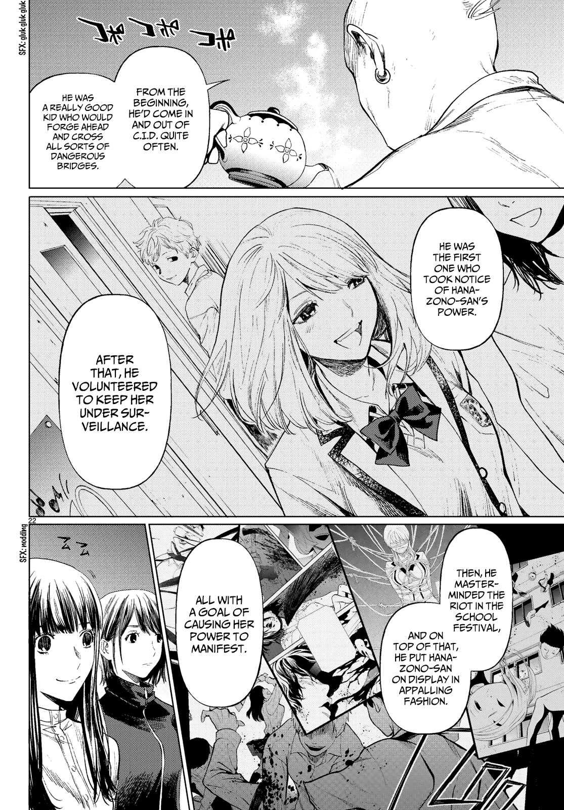 Konya wa Tsuki ga Kirei Desu ga, Toriaezu Shi ne Chapter 37 page 22 - Chapter 37: Self-awareness