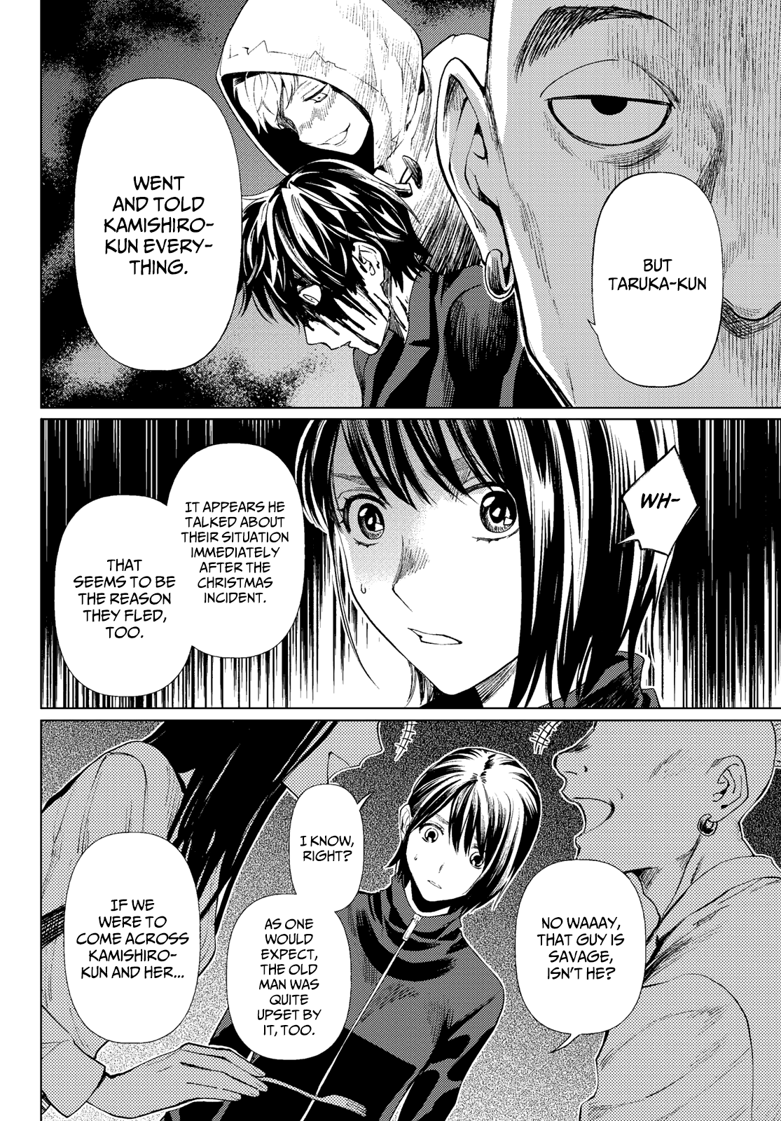 Konya wa Tsuki ga Kirei Desu ga, Toriaezu Shi ne Chapter 37 page 32 - Chapter 37: Self-awareness