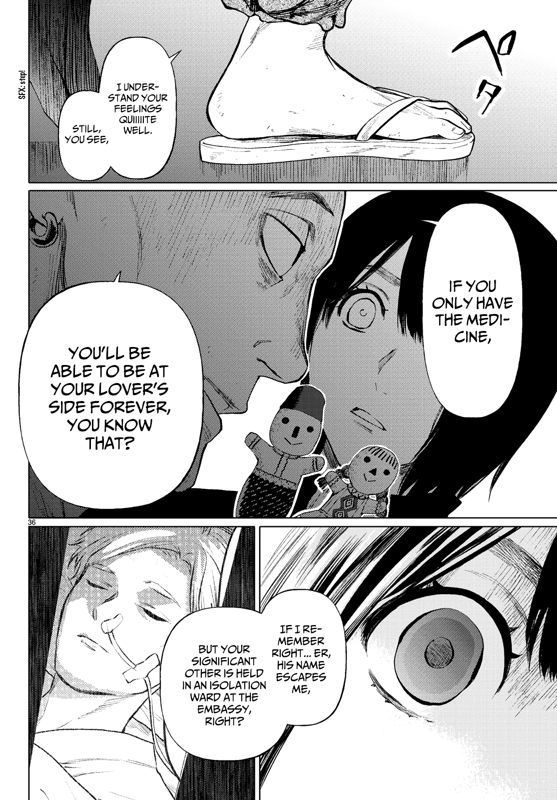 Konya wa Tsuki ga Kirei Desu ga, Toriaezu Shi ne Chapter 37 page 36 - Chapter 37: Self-awareness