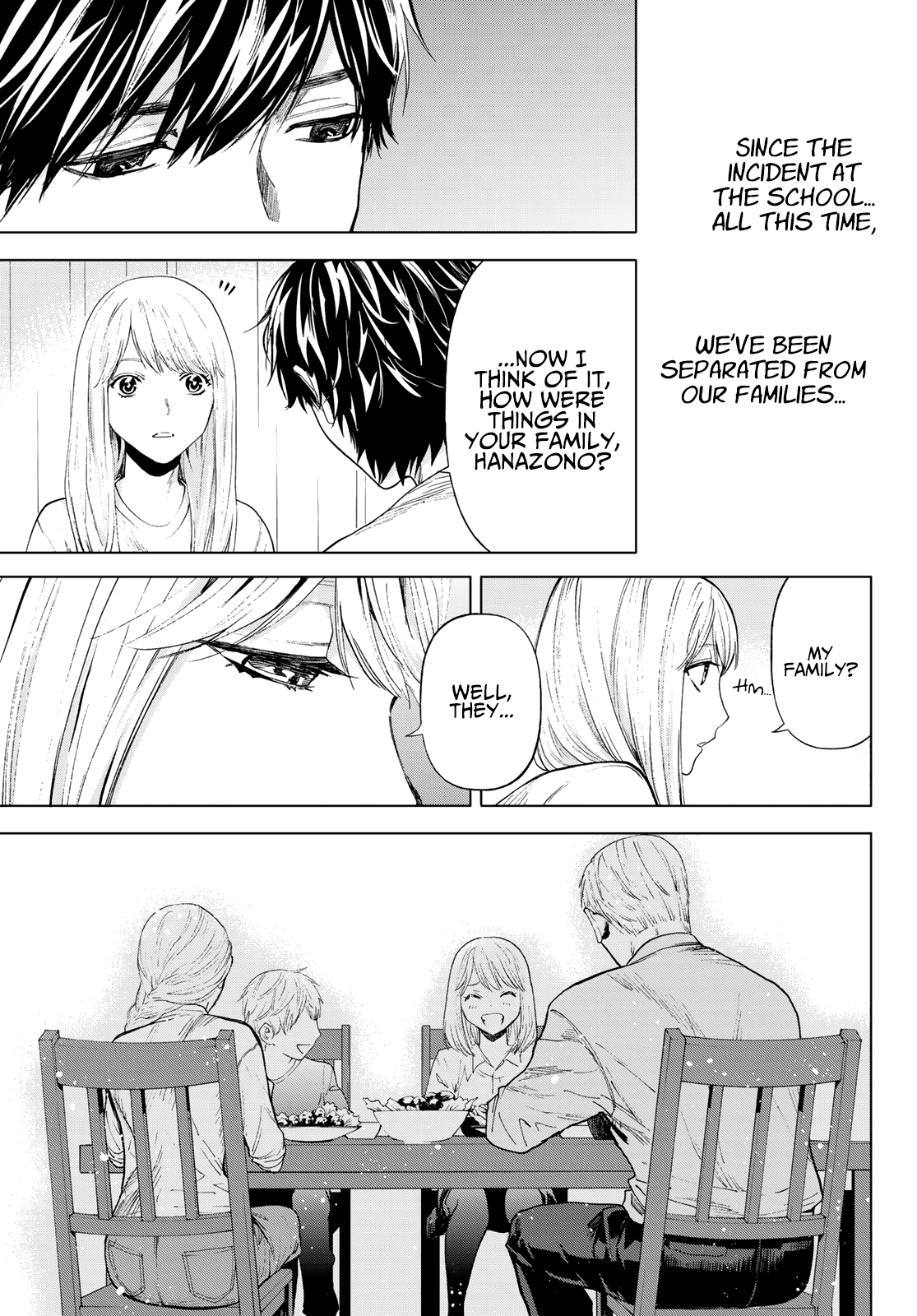 Konya wa Tsuki ga Kirei Desu ga, Toriaezu Shi ne Chapter 37 page 7 - Chapter 37: Self-awareness