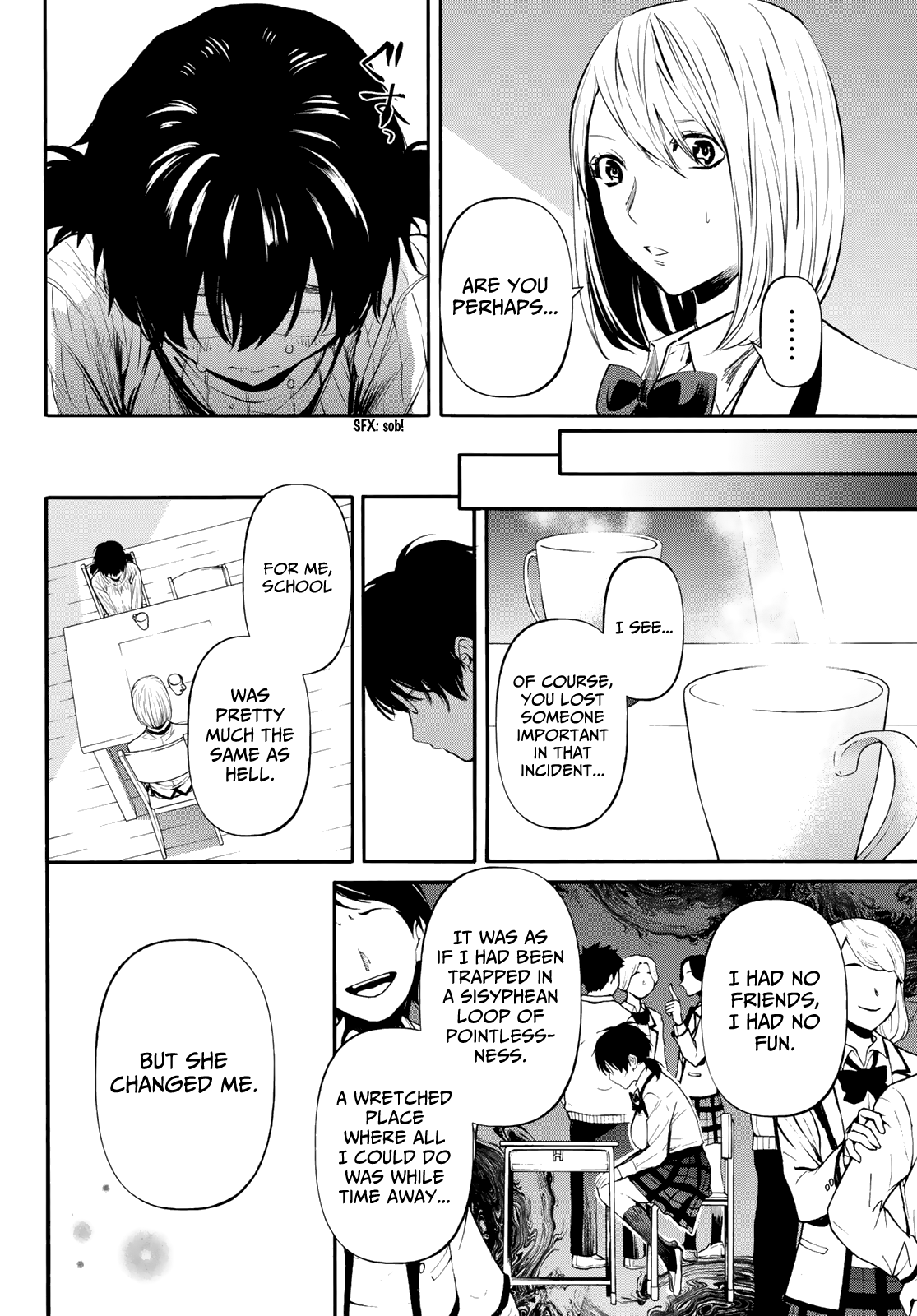 Konya wa Tsuki ga Kirei Desu ga, Toriaezu Shi ne Chapter 38 page 10 - Chapter 38: Partiality