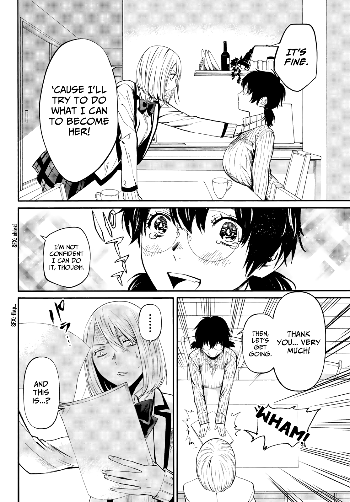 Konya wa Tsuki ga Kirei Desu ga, Toriaezu Shi ne Chapter 38 page 12 - Chapter 38: Partiality