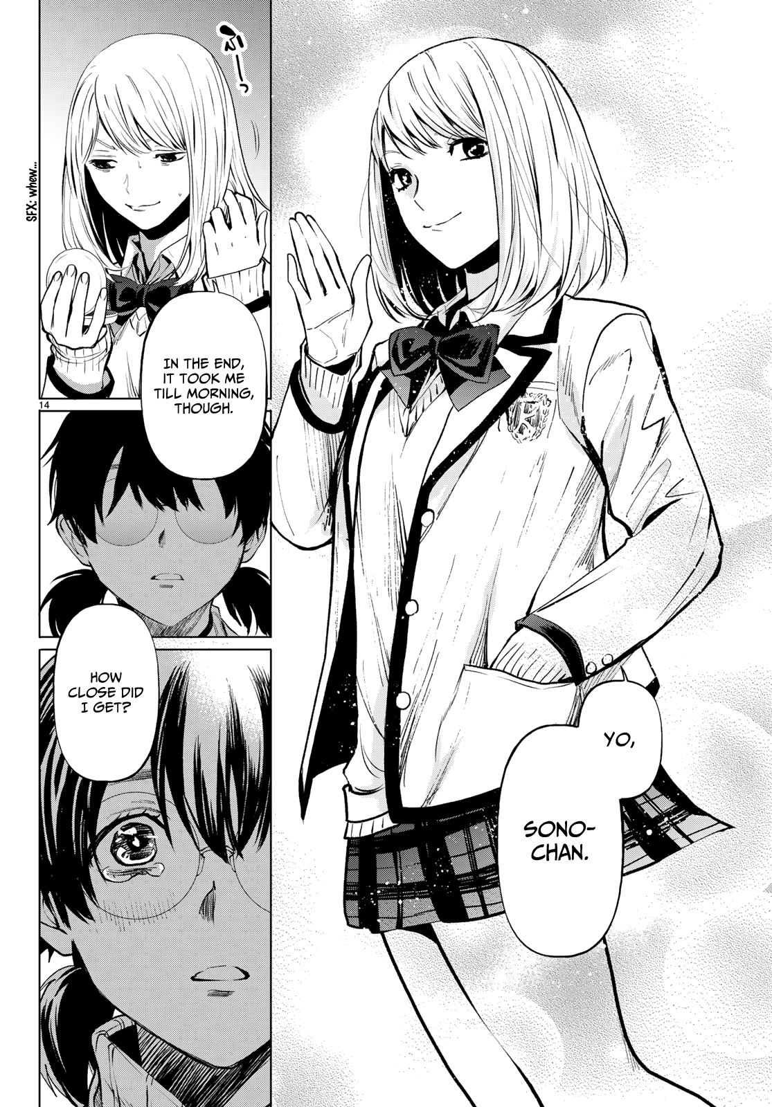 Konya wa Tsuki ga Kirei Desu ga, Toriaezu Shi ne Chapter 38 page 14 - Chapter 38: Partiality