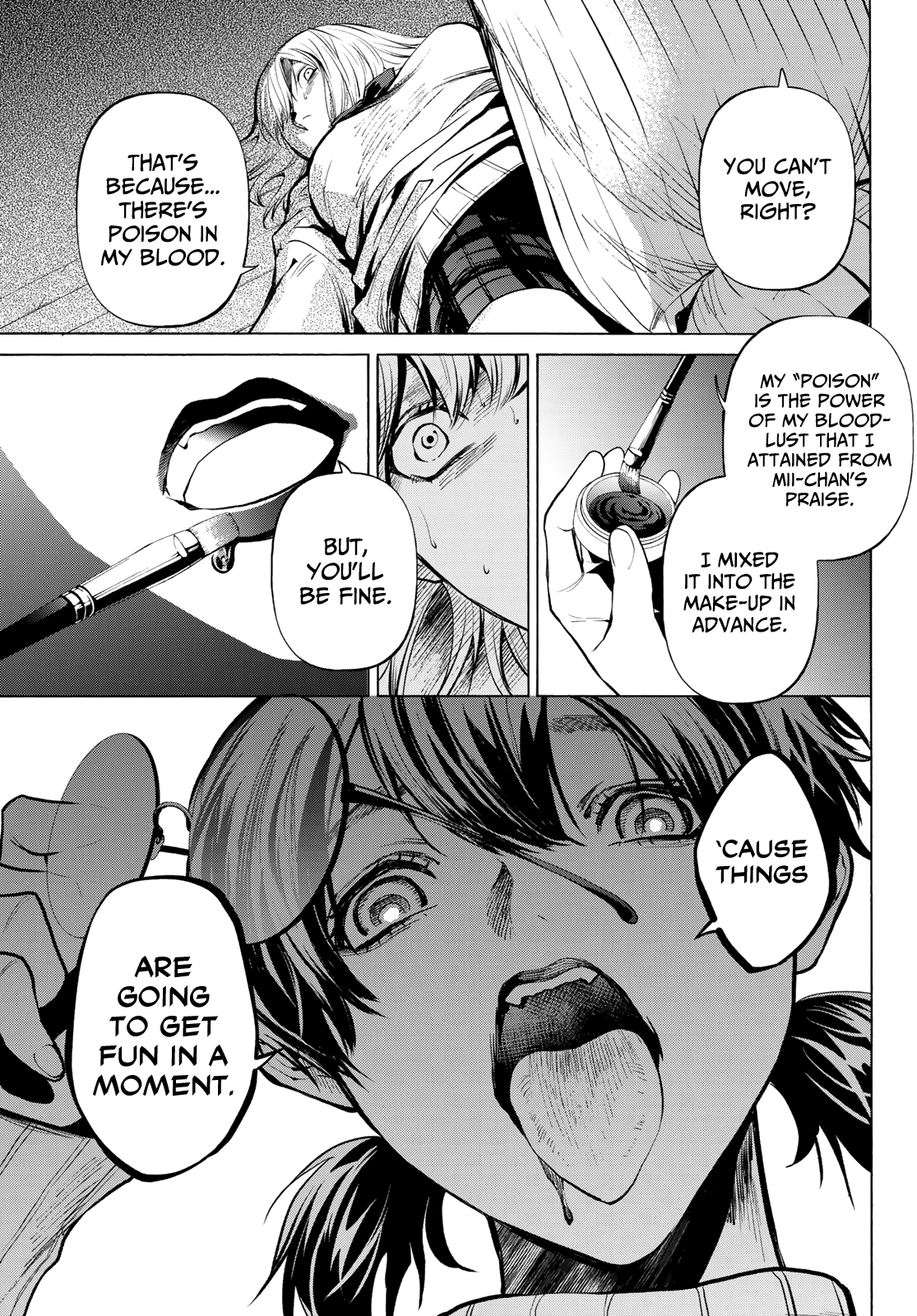 Konya wa Tsuki ga Kirei Desu ga, Toriaezu Shi ne Chapter 38 page 19 - Chapter 38: Partiality