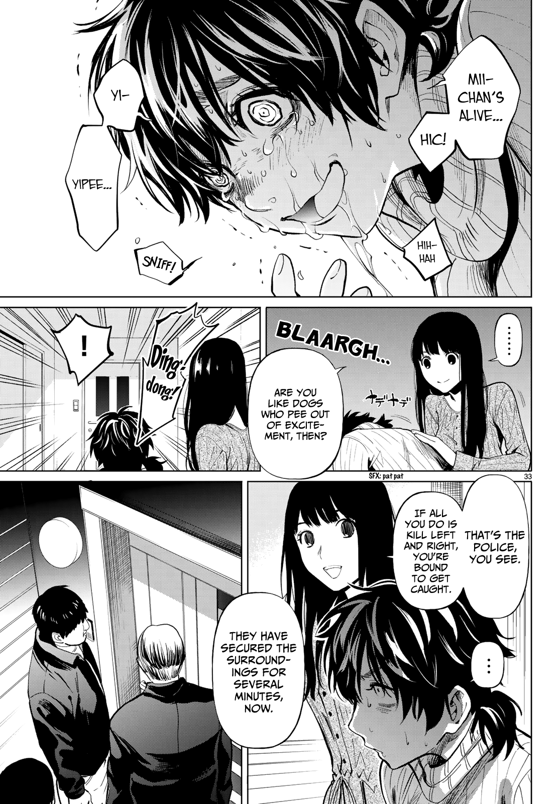 Konya wa Tsuki ga Kirei Desu ga, Toriaezu Shi ne Chapter 38 page 32 - Chapter 38: Partiality