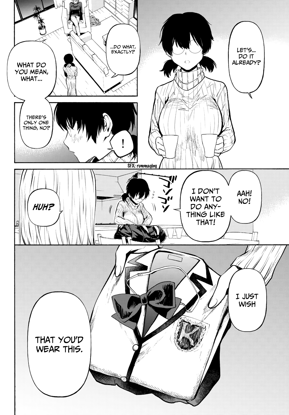 Konya wa Tsuki ga Kirei Desu ga, Toriaezu Shi ne Chapter 38 page 6 - Chapter 38: Partiality