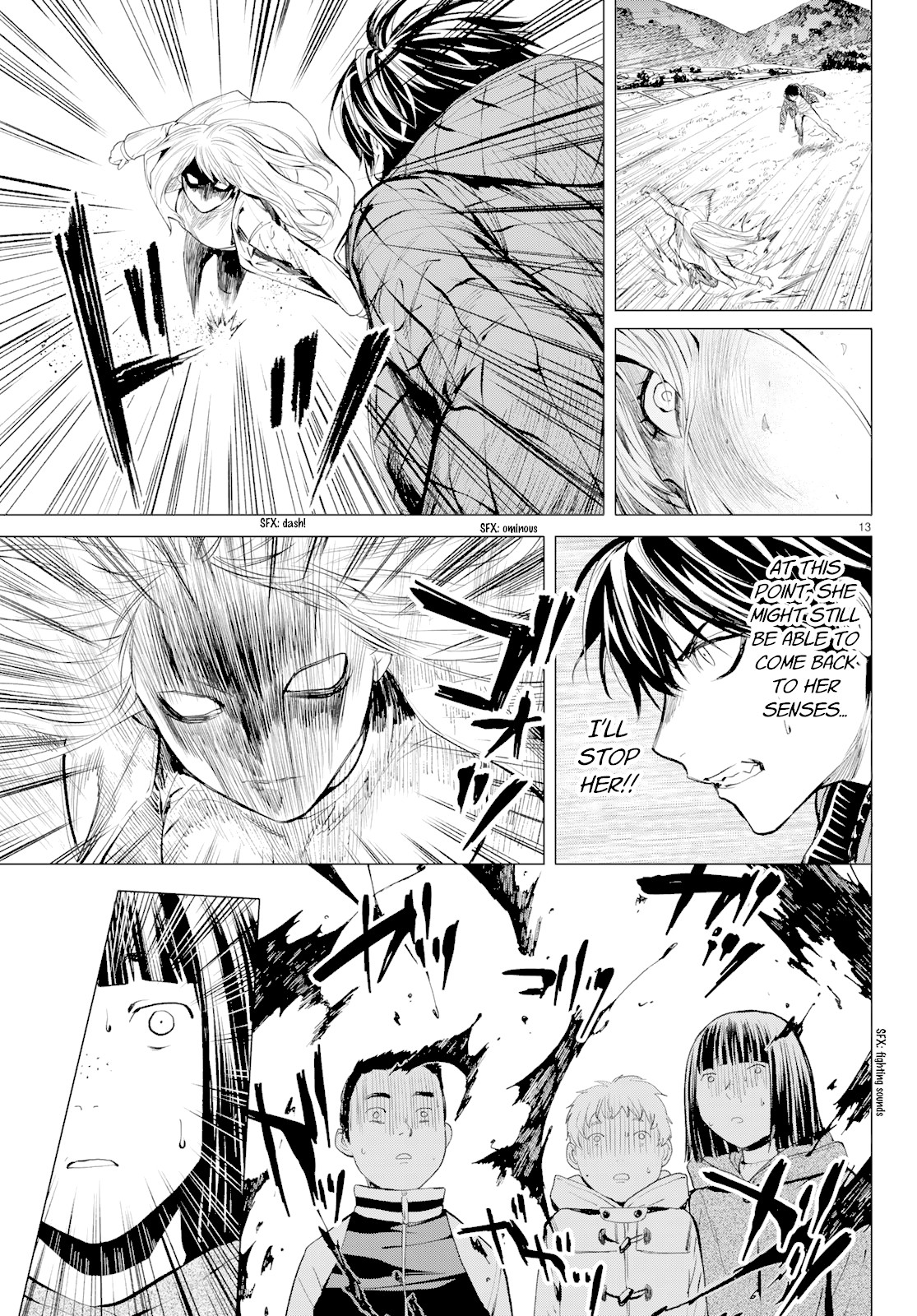 Konya wa Tsuki ga Kirei Desu ga, Toriaezu Shi ne Chapter 39 page 13 - Chapter 39: Visit