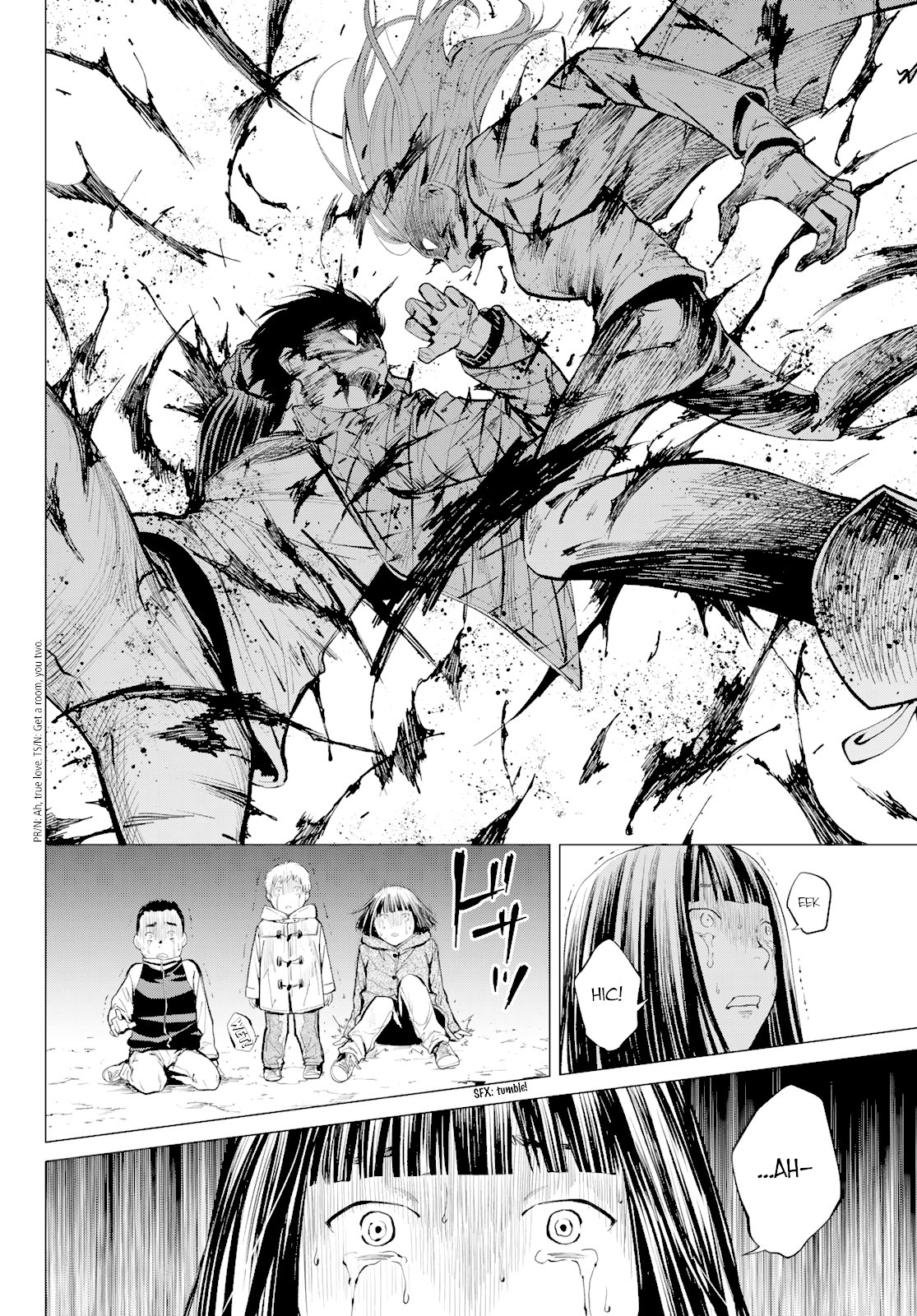 Konya wa Tsuki ga Kirei Desu ga, Toriaezu Shi ne Chapter 39 page 14 - Chapter 39: Visit