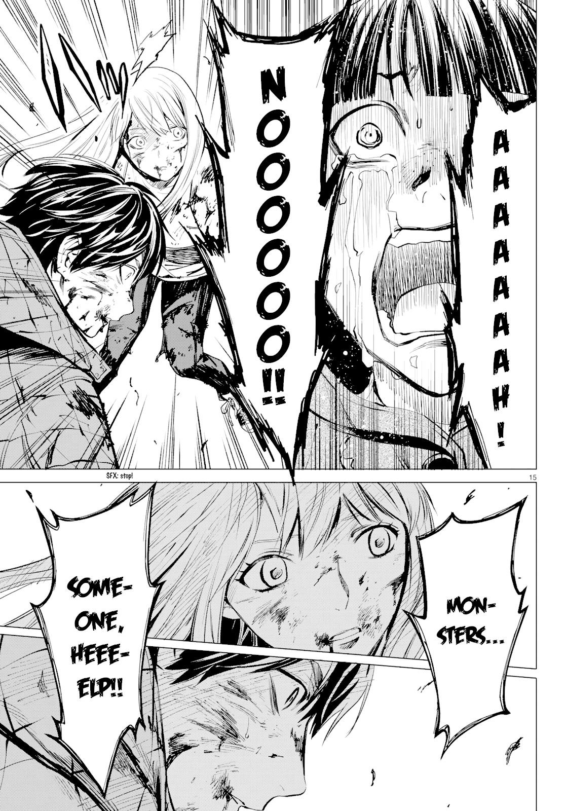 Konya wa Tsuki ga Kirei Desu ga, Toriaezu Shi ne Chapter 39 page 15 - Chapter 39: Visit