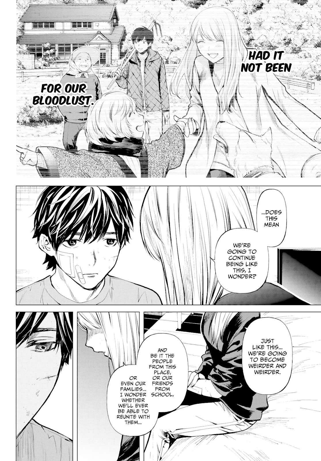 Konya wa Tsuki ga Kirei Desu ga, Toriaezu Shi ne Chapter 39 page 18 - Chapter 39: Visit