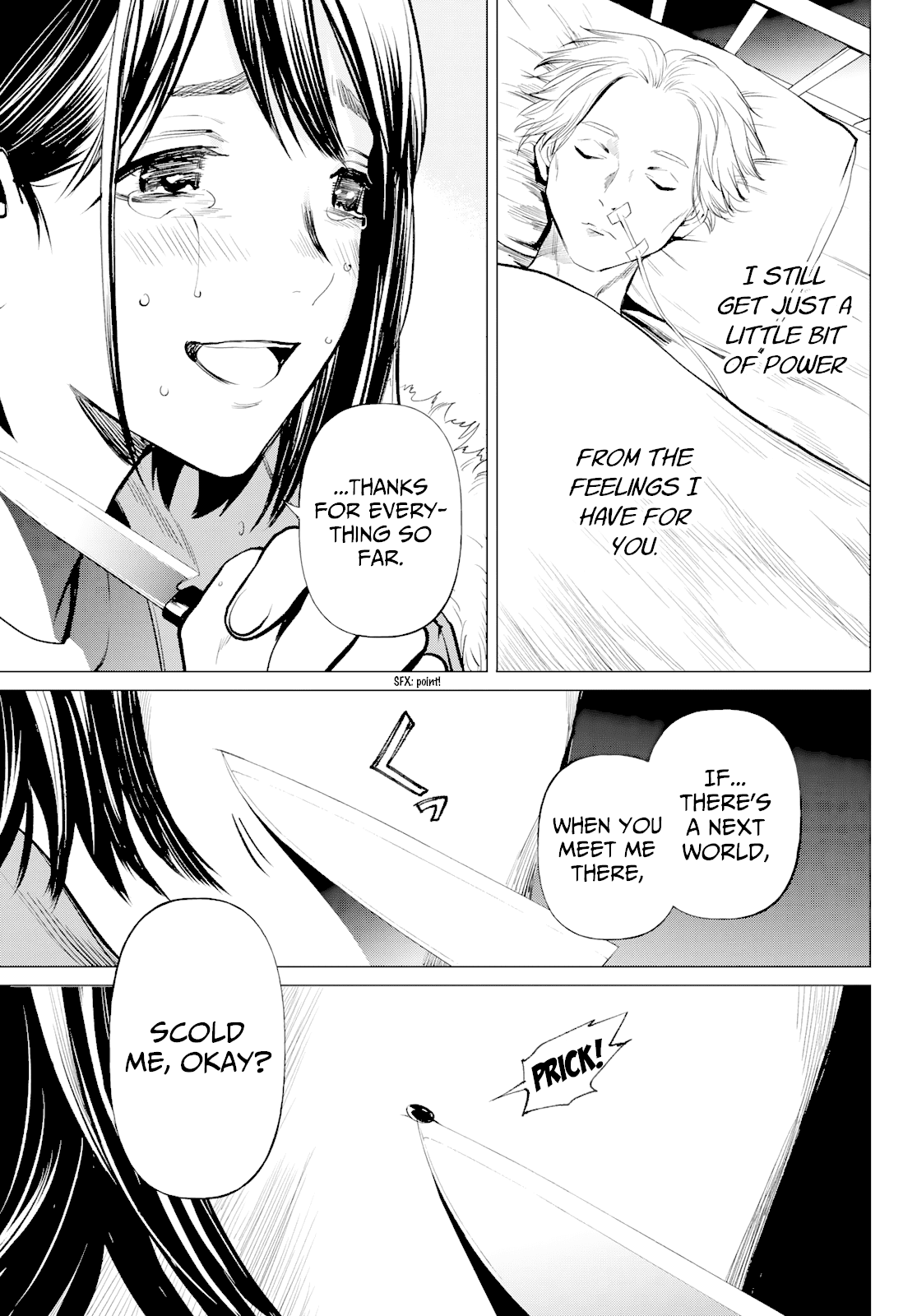 Konya wa Tsuki ga Kirei Desu ga, Toriaezu Shi ne Chapter 39 page 27 - Chapter 39: Visit