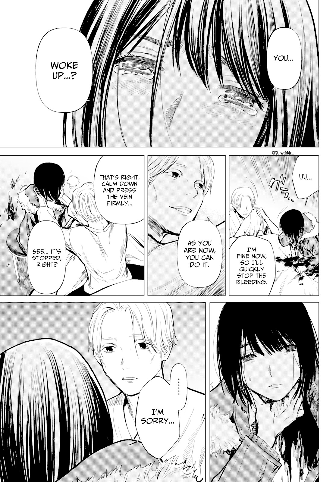 Konya wa Tsuki ga Kirei Desu ga, Toriaezu Shi ne Chapter 39 page 31 - Chapter 39: Visit