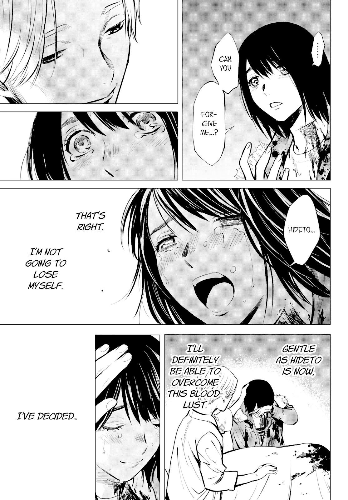 Konya wa Tsuki ga Kirei Desu ga, Toriaezu Shi ne Chapter 39 page 37 - Chapter 39: Visit