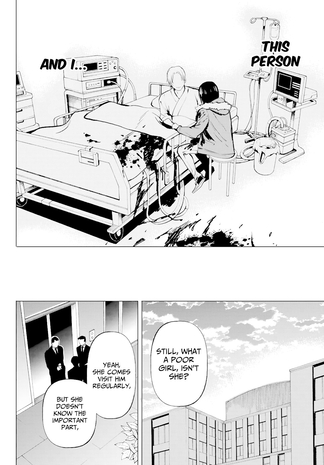 Konya wa Tsuki ga Kirei Desu ga, Toriaezu Shi ne Chapter 39 page 38 - Chapter 39: Visit