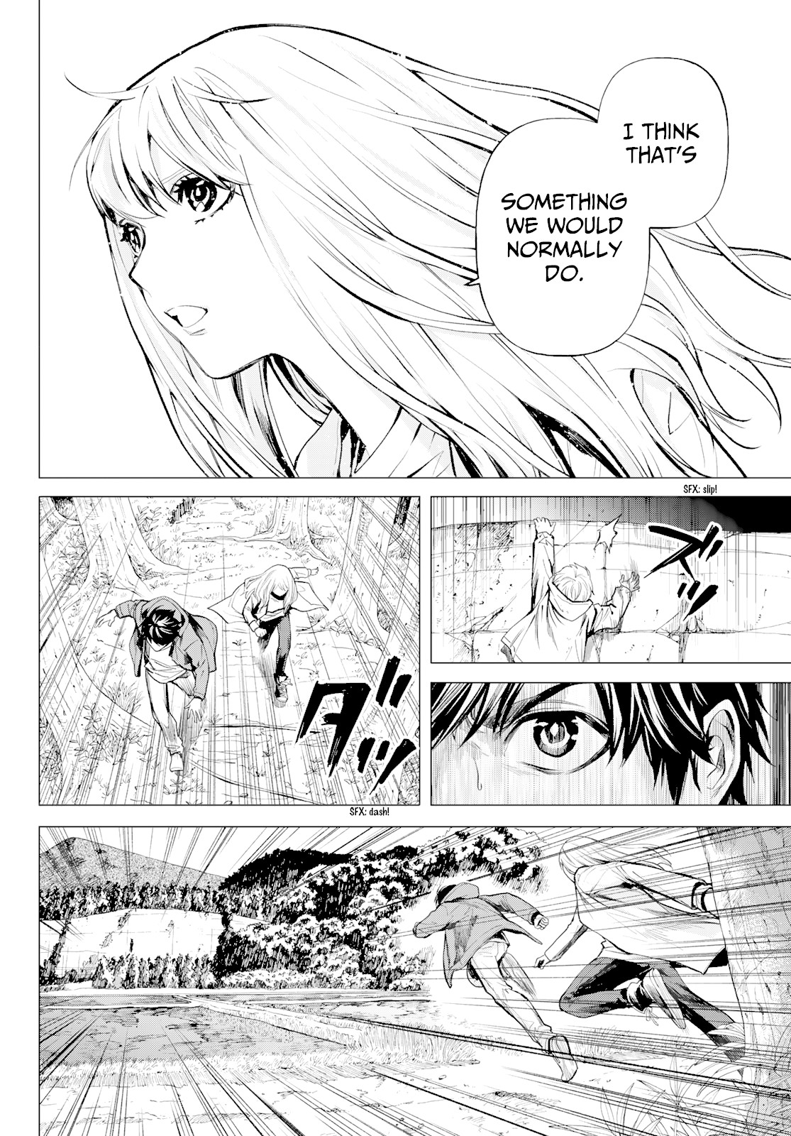 Konya wa Tsuki ga Kirei Desu ga, Toriaezu Shi ne Chapter 39 page 6 - Chapter 39: Visit