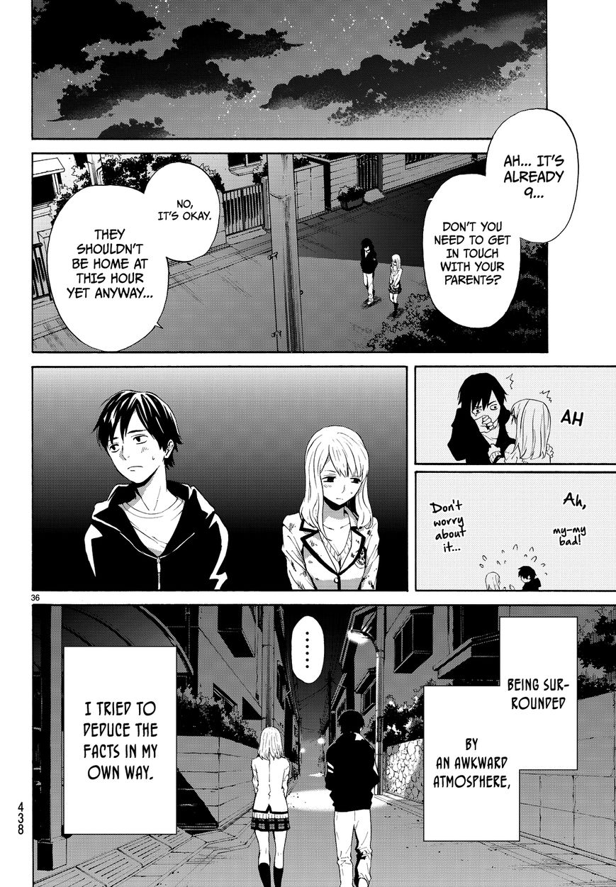 Konya wa Tsuki ga Kirei Desu ga, Toriaezu Shi ne Chapter 4 page 38 - Chapter 4