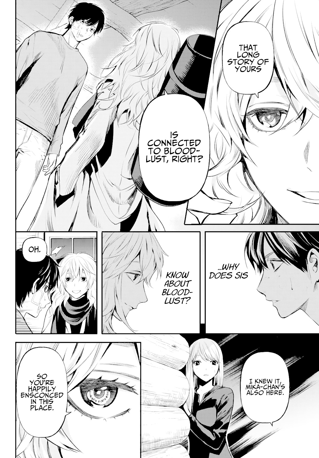 Konya wa Tsuki ga Kirei Desu ga, Toriaezu Shi ne Chapter 40 page 16 - Chapter 40: Big Sis and Little Bro
