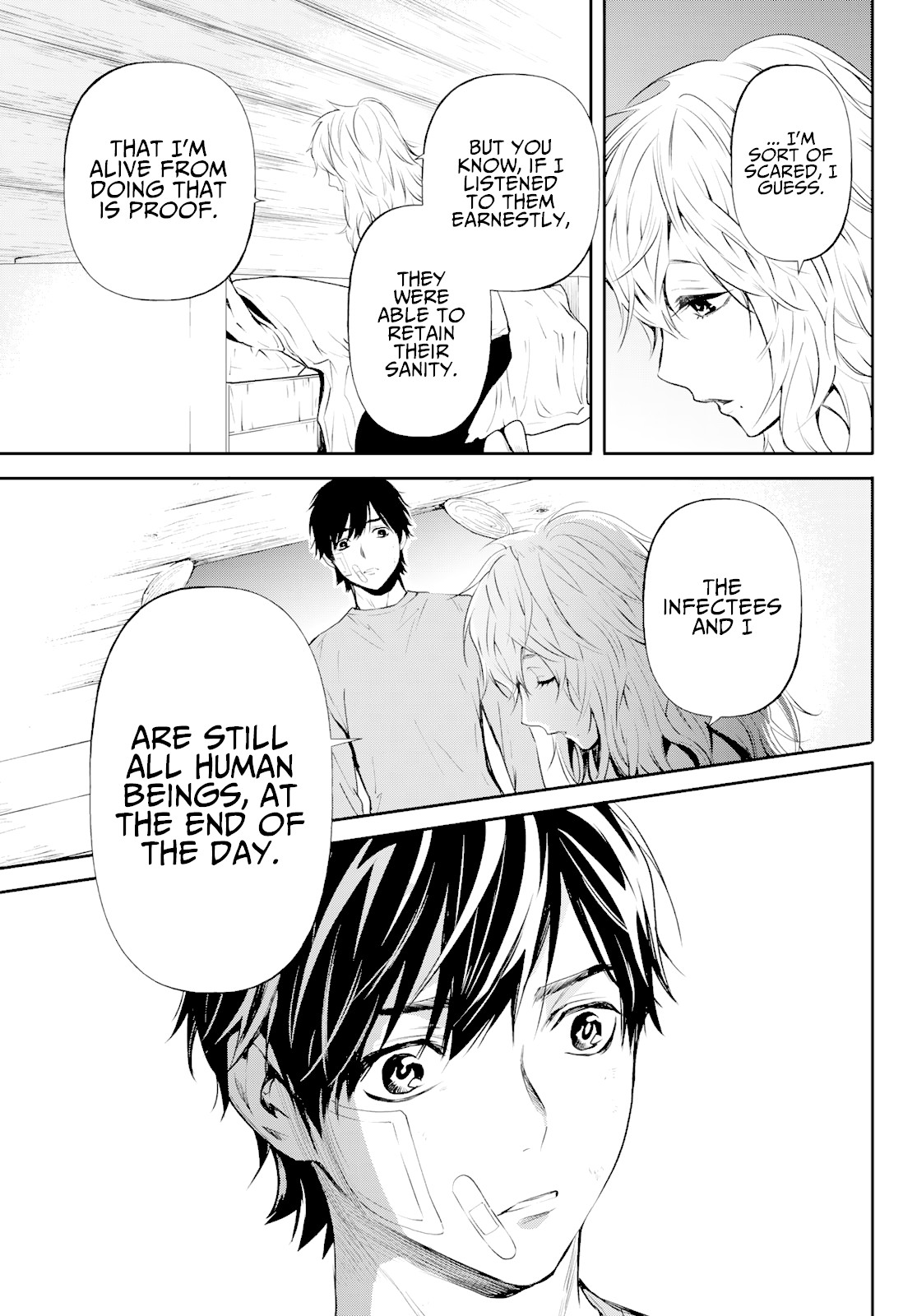 Konya wa Tsuki ga Kirei Desu ga, Toriaezu Shi ne Chapter 40 page 25 - Chapter 40: Big Sis and Little Bro