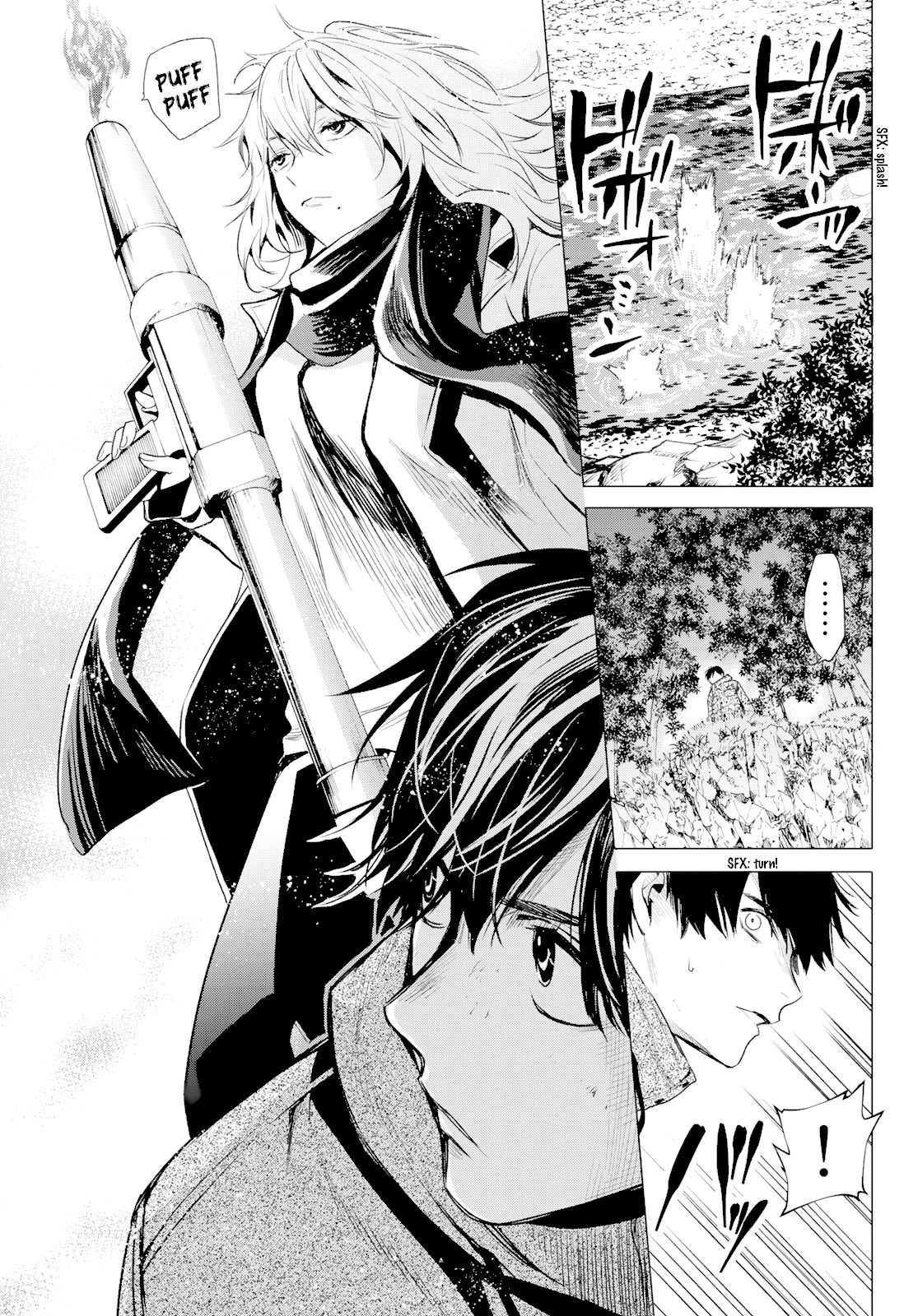 Konya wa Tsuki ga Kirei Desu ga, Toriaezu Shi ne Chapter 41 page 11 - Chapter 41: Suspicion