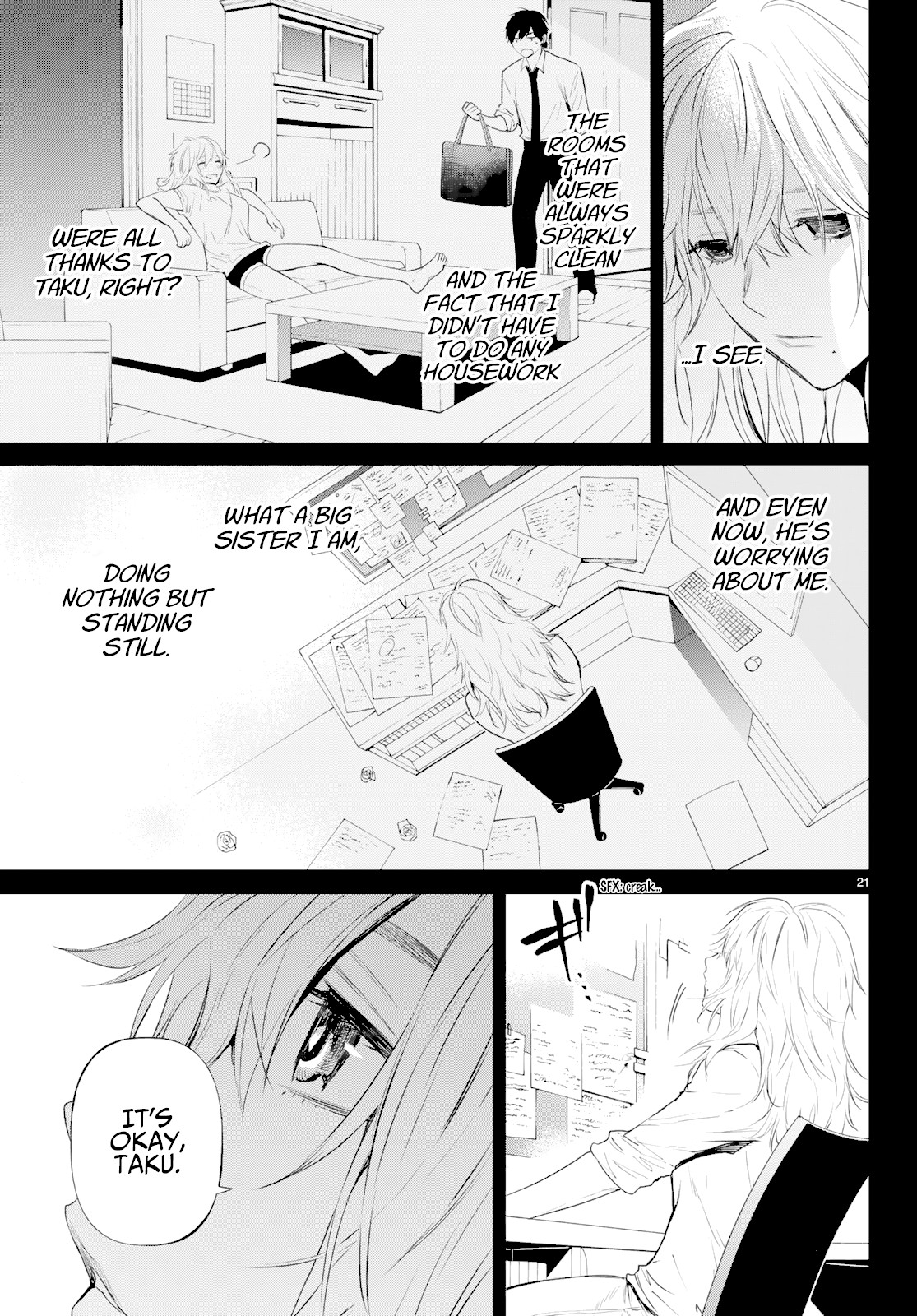 Konya wa Tsuki ga Kirei Desu ga, Toriaezu Shi ne Chapter 41 page 21 - Chapter 41: Suspicion