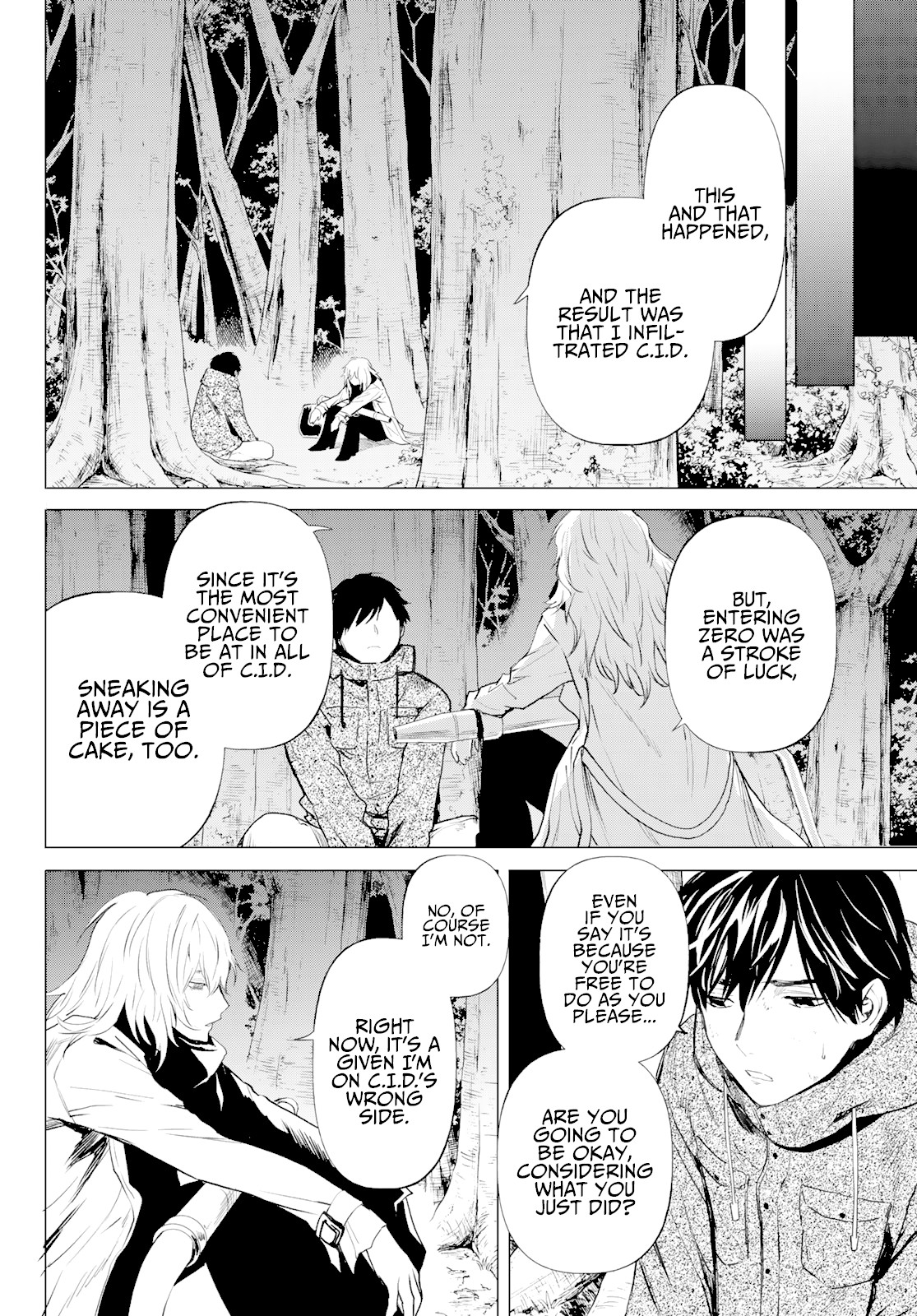 Konya wa Tsuki ga Kirei Desu ga, Toriaezu Shi ne Chapter 41 page 24 - Chapter 41: Suspicion